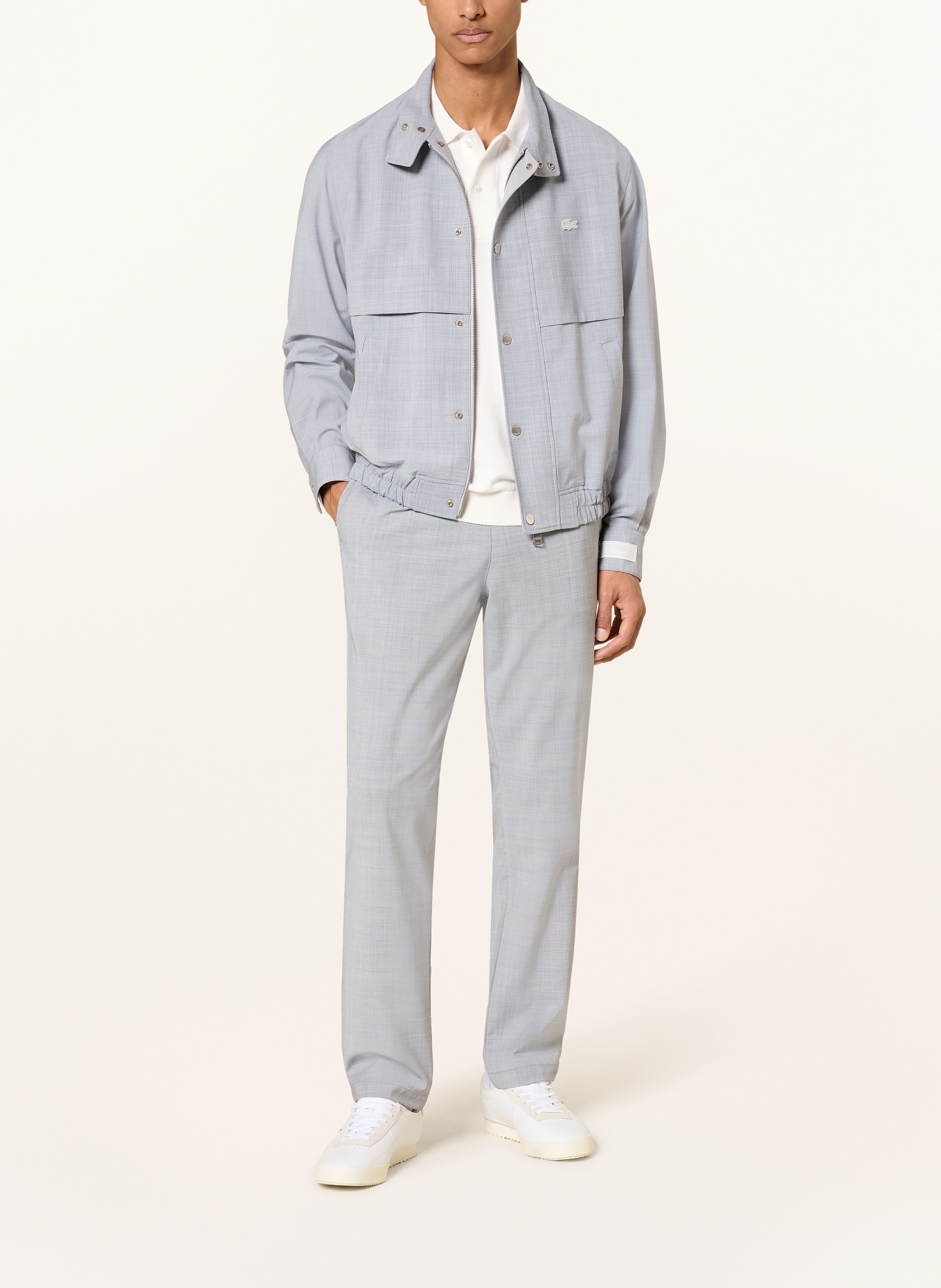 LACOSTE Spodnie o regularnym kroju: JASNOCZARY