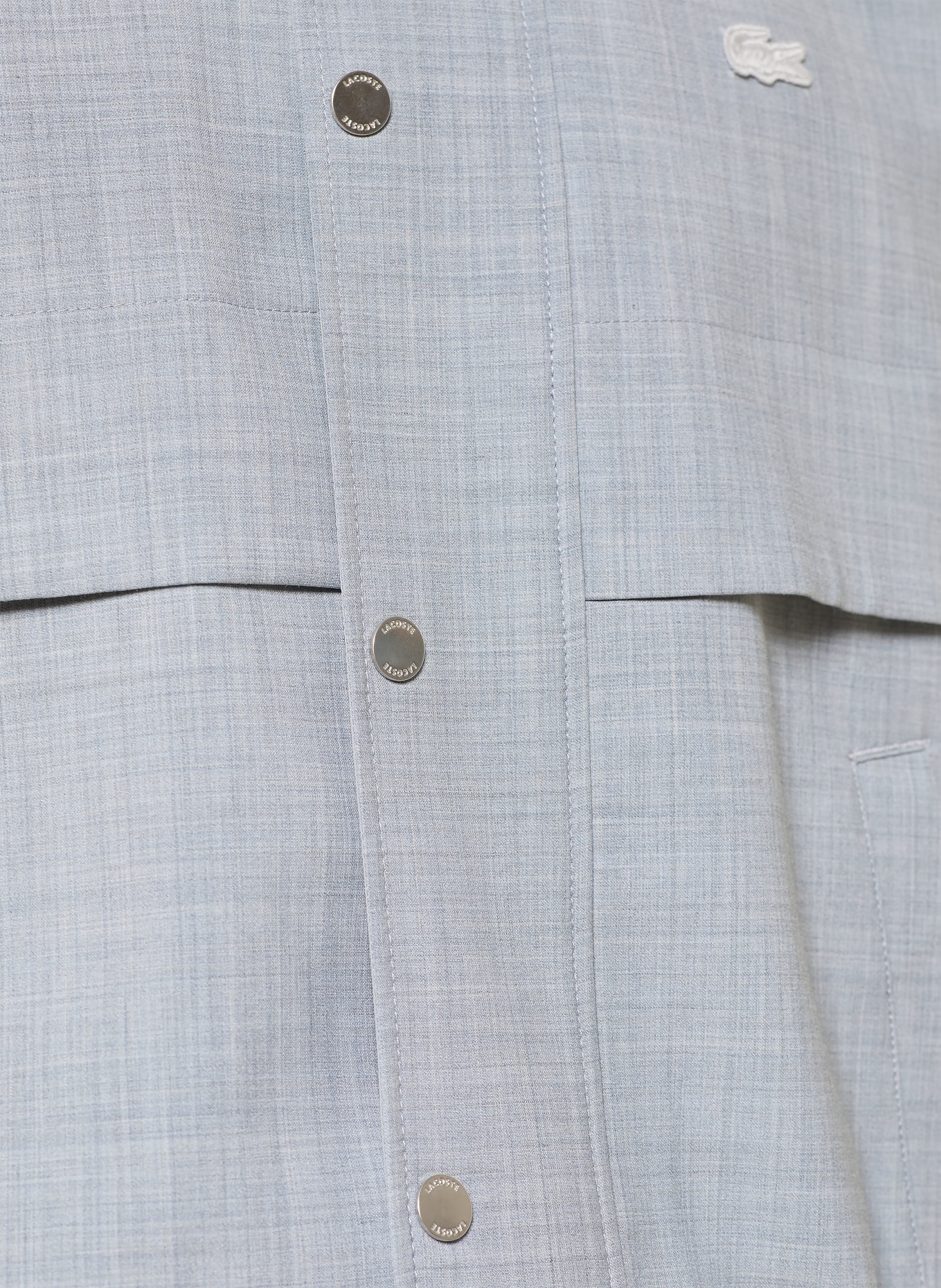 LACOSTE Jacket: GRAY