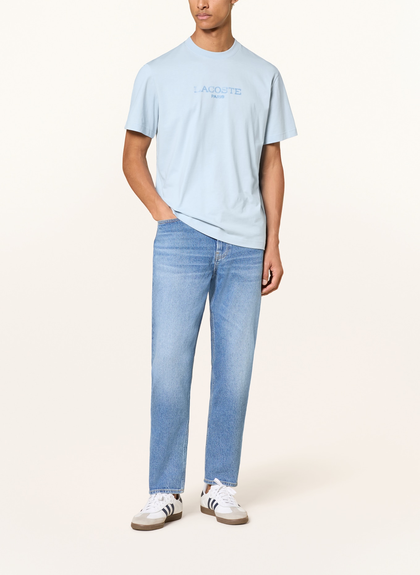 LACOSTE T-Shirt: HELLBLAU