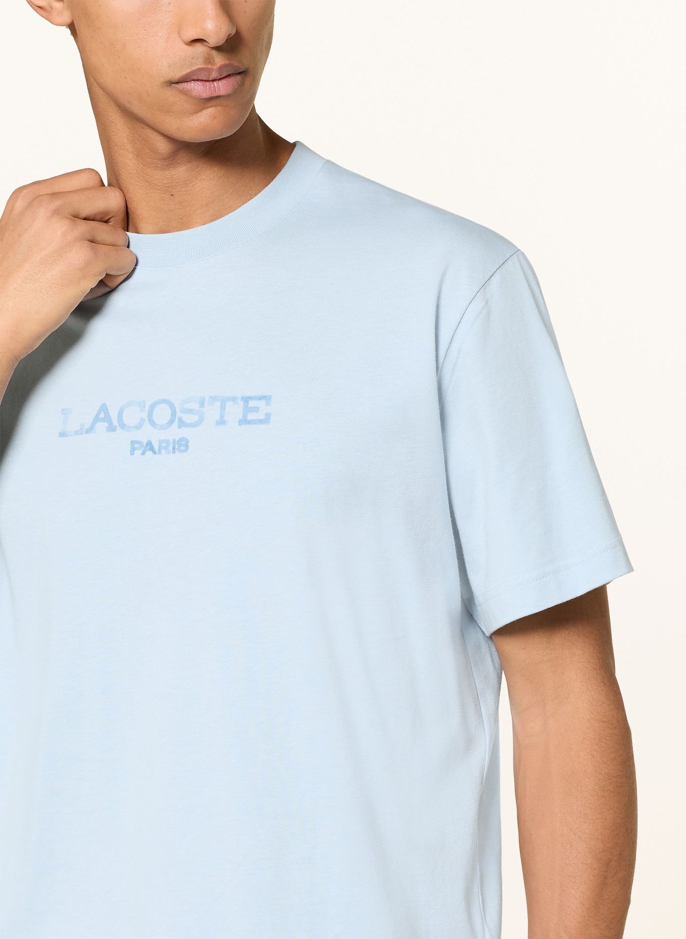 LACOSTE T-Shirt: HELLBLAU