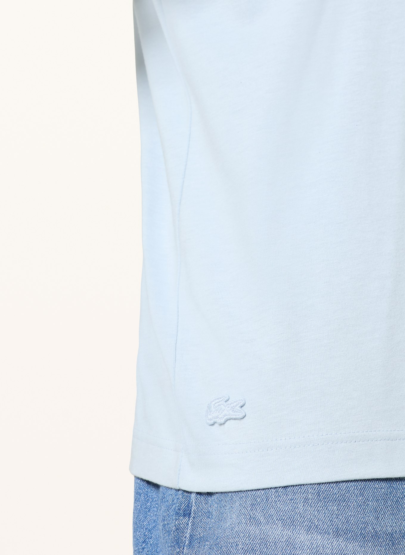 LACOSTE T-Shirt: HELLBLAU