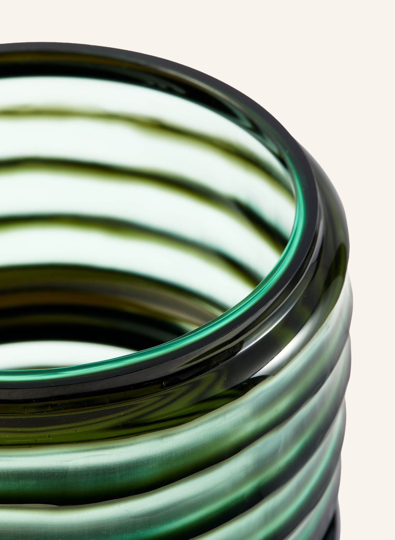 POLSPOTTEN LAYER Vase: GREEN / DARK GREEN