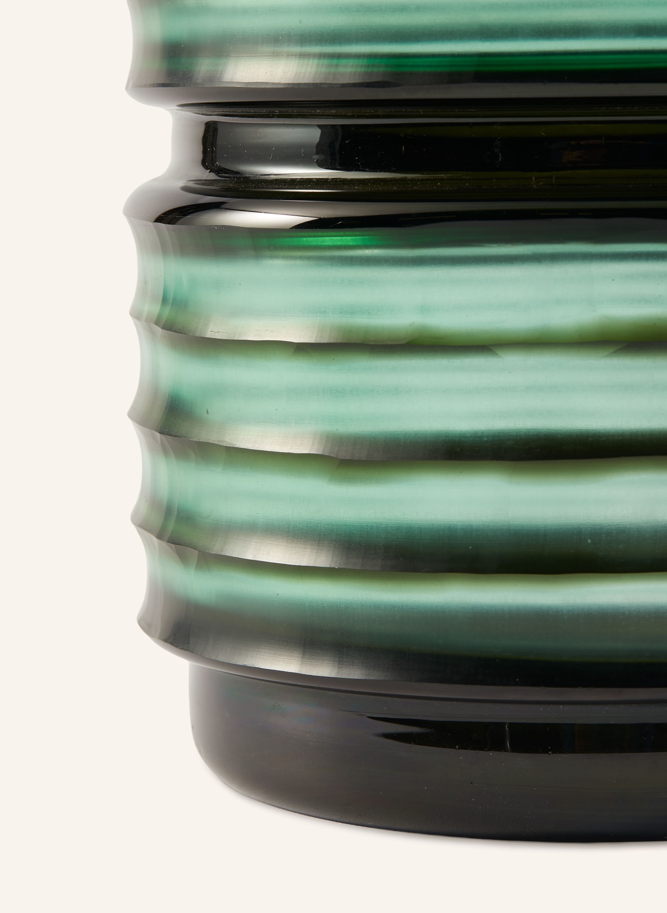POLSPOTTEN LAYER Vase: GREEN / DARK GREEN