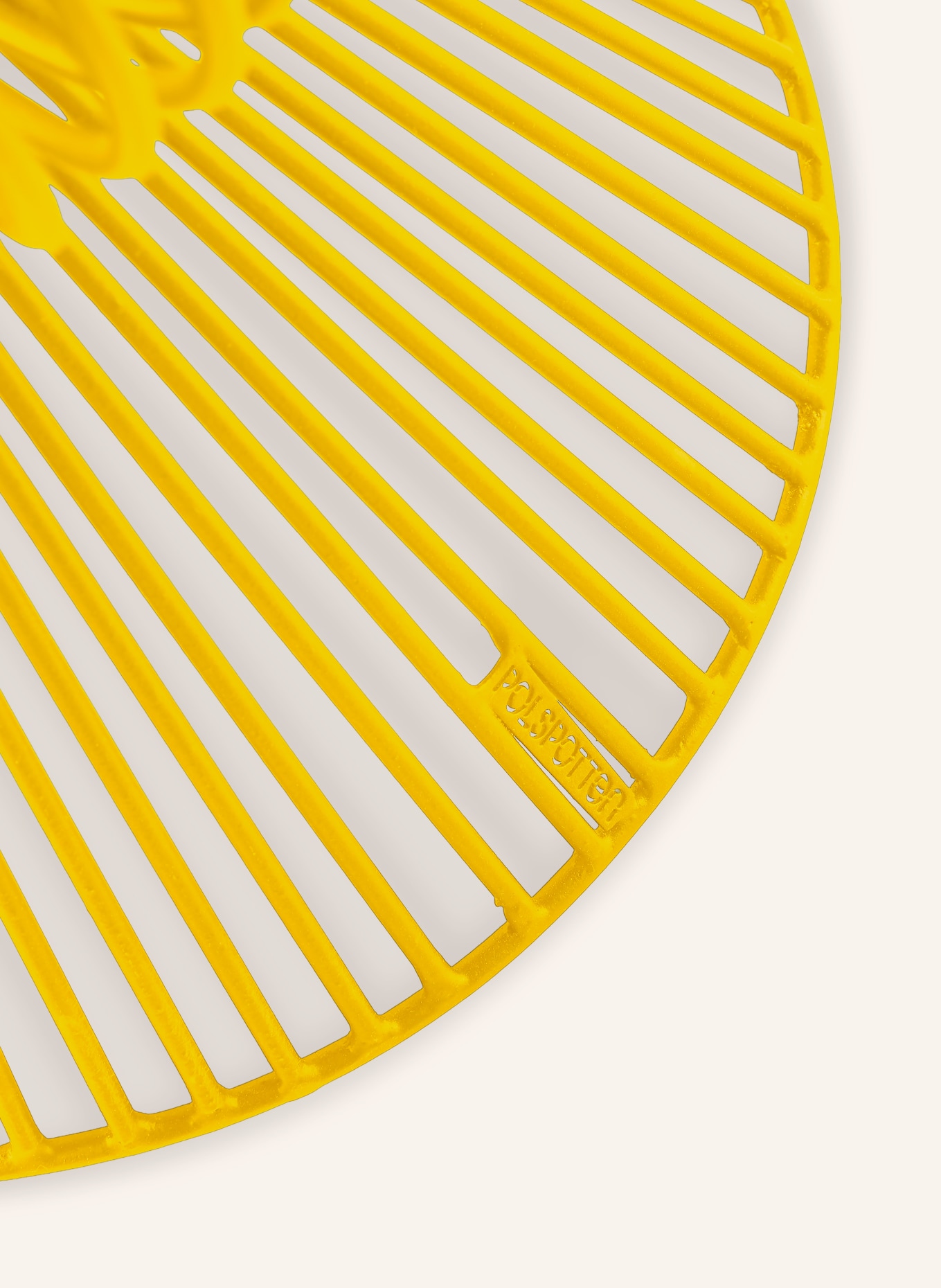 POLSPOTTEN Beistelltisch WIRED BALL: GELB