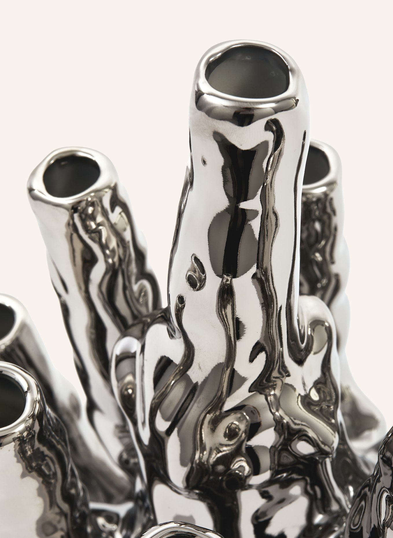 POLSPOTTEN CORAL Vase: SILVER
