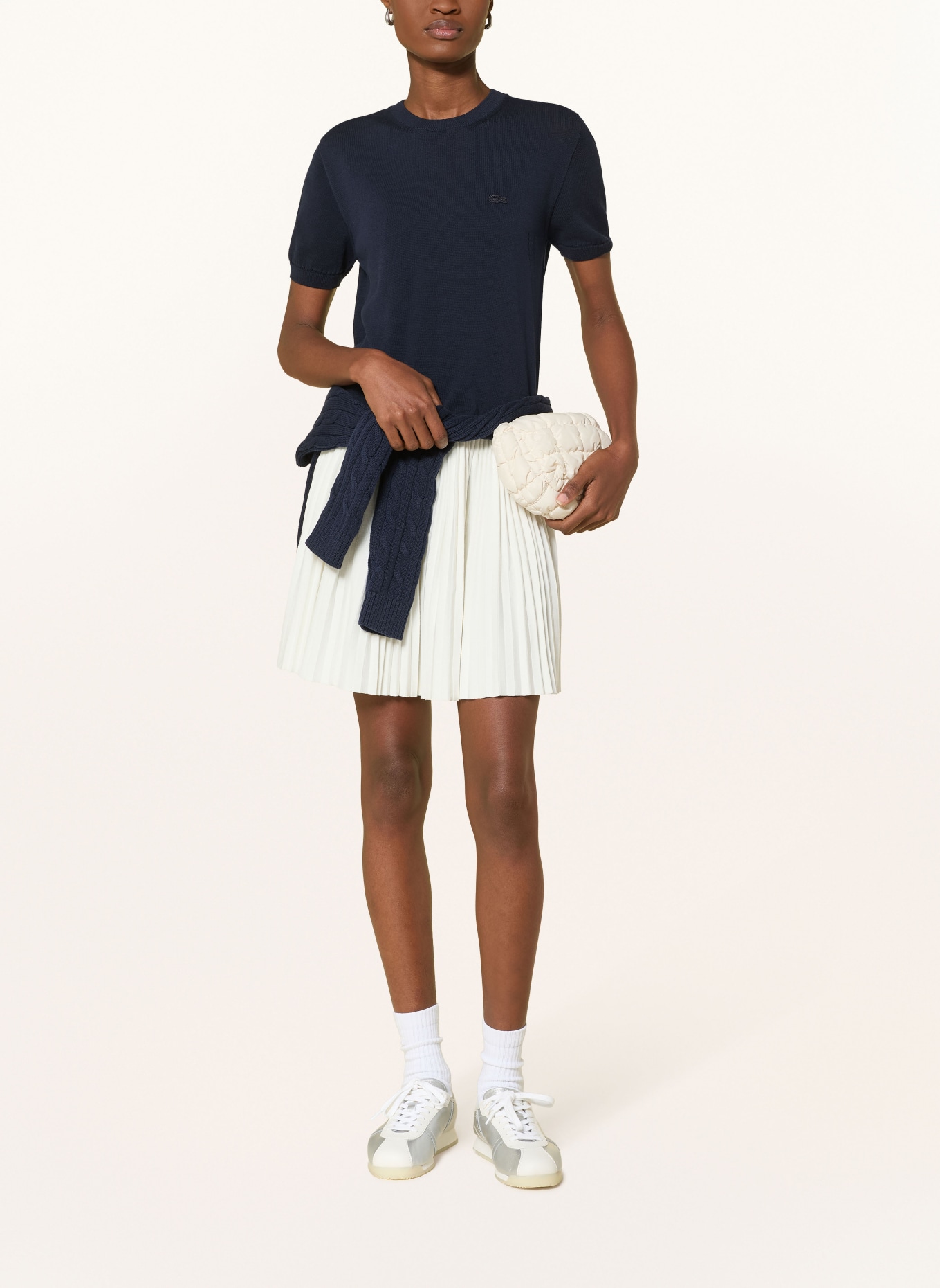 LACOSTE Strickshirt: DUNKELBLAU