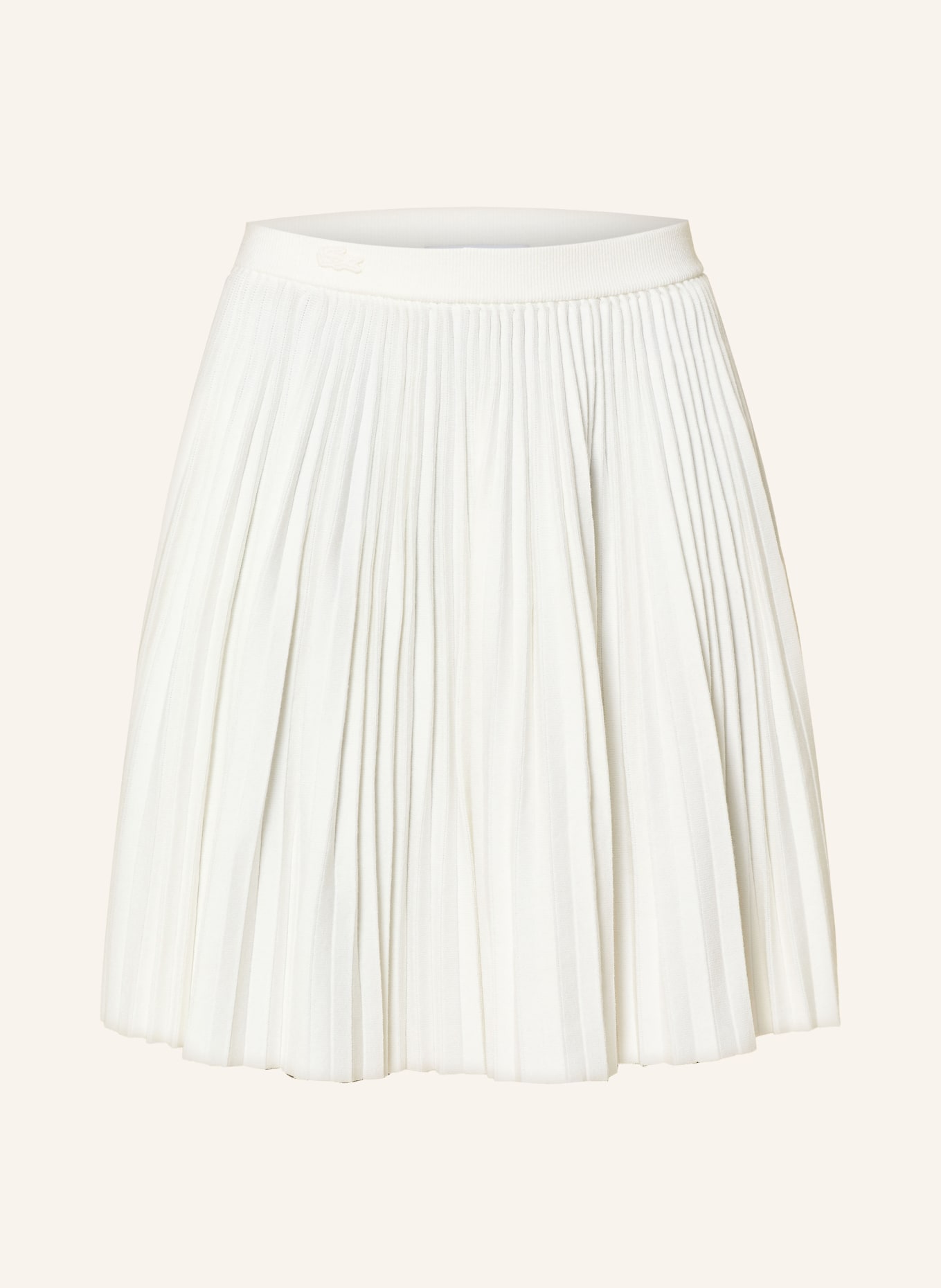 LACOSTE gebreide rok: ECRU