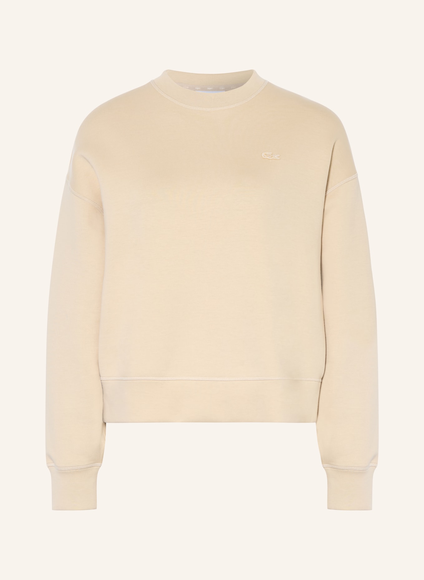 LACOSTE Bluza: BEŻOWY