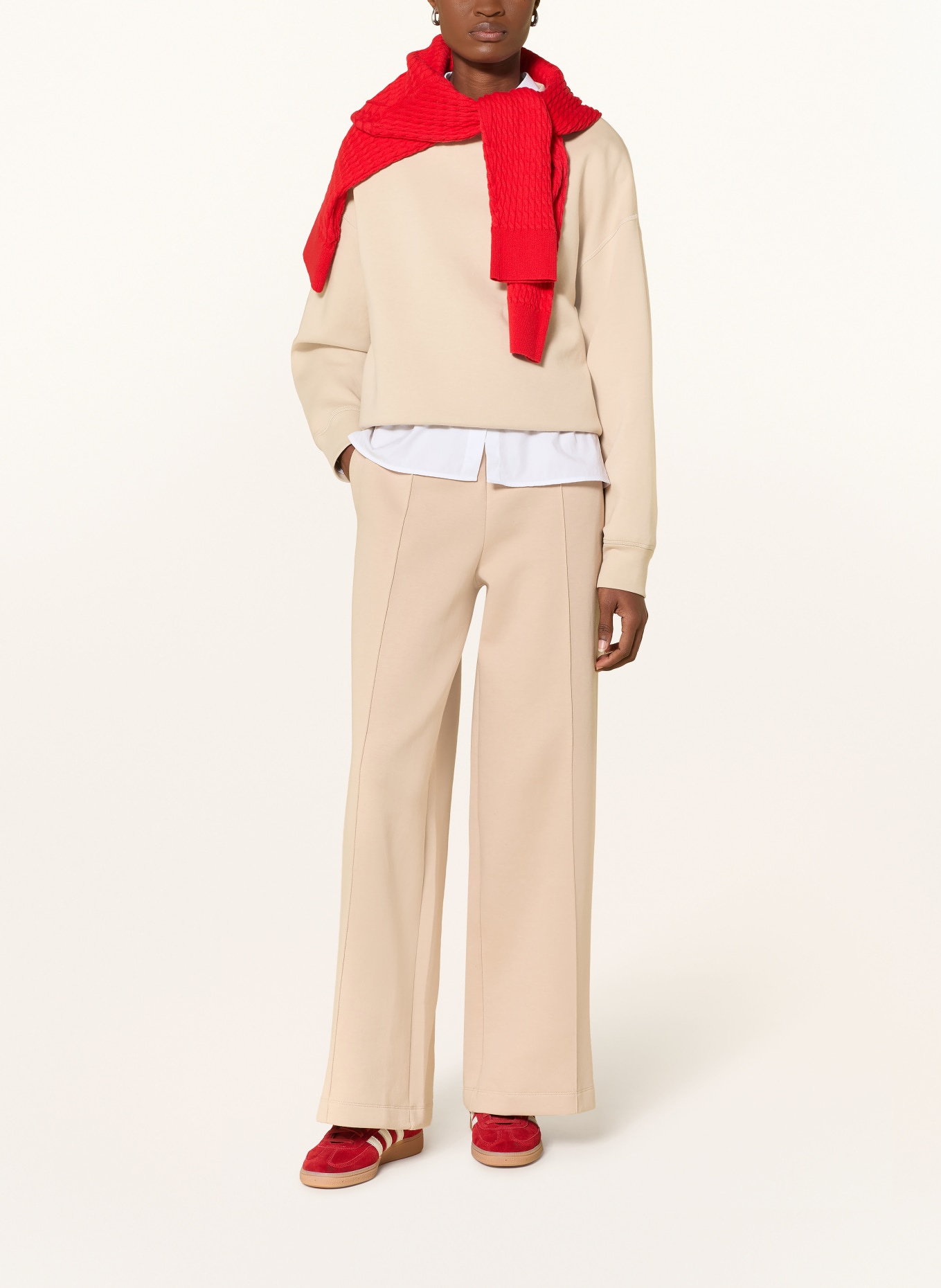 LACOSTE Bluza: BEŻOWY