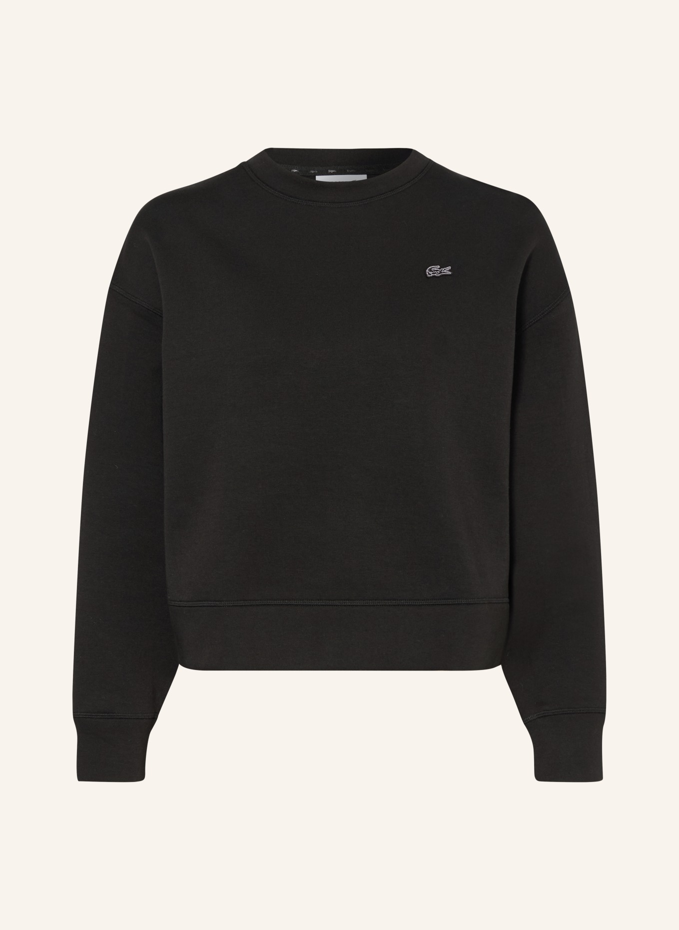 LACOSTE Mikina: ČERNÁ