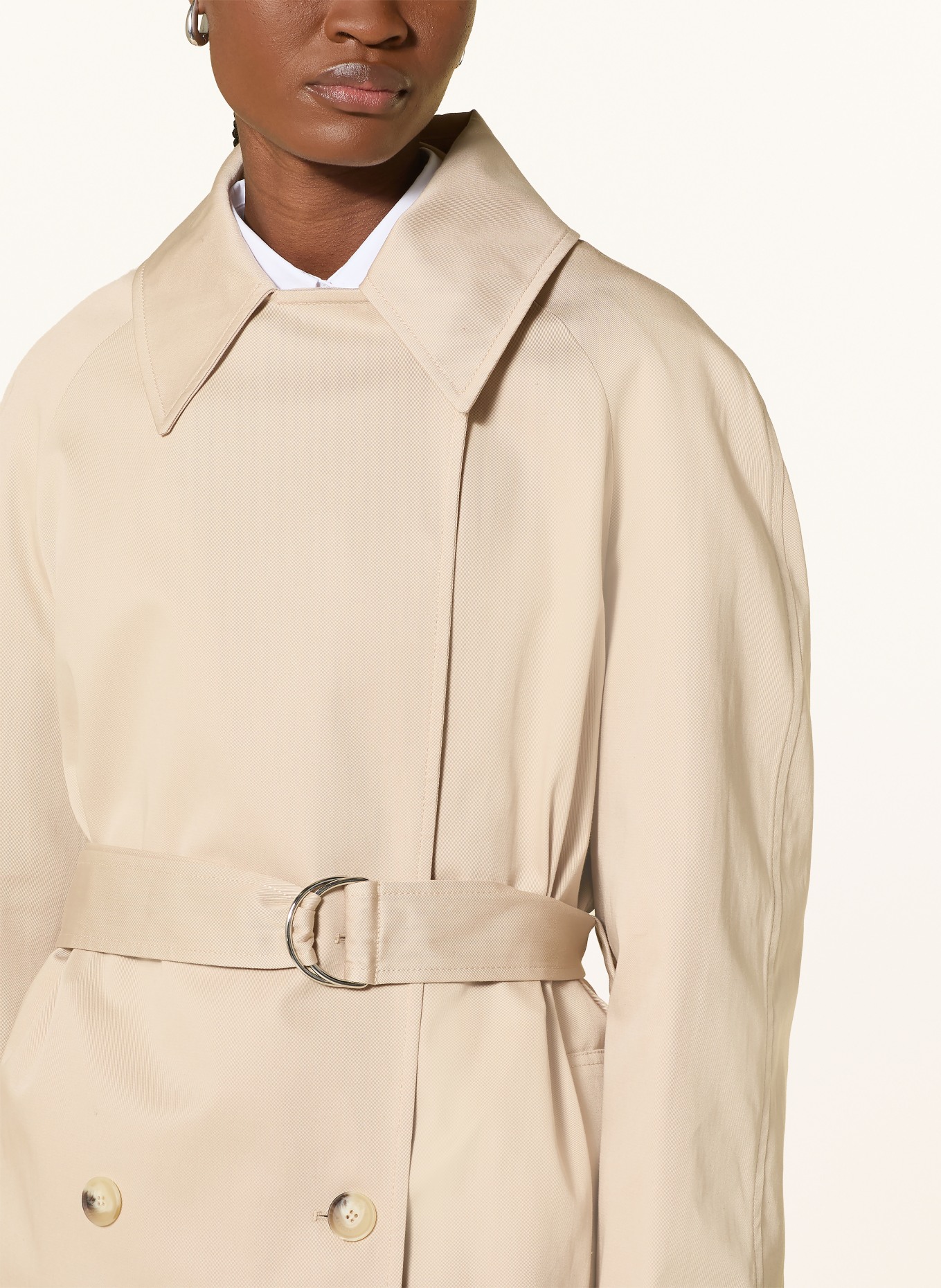 LACOSTE Trenchcoat: BEIGE