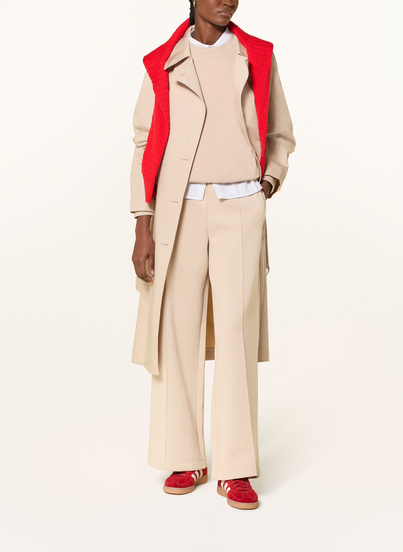 LACOSTE Sweatpants: BEIGE