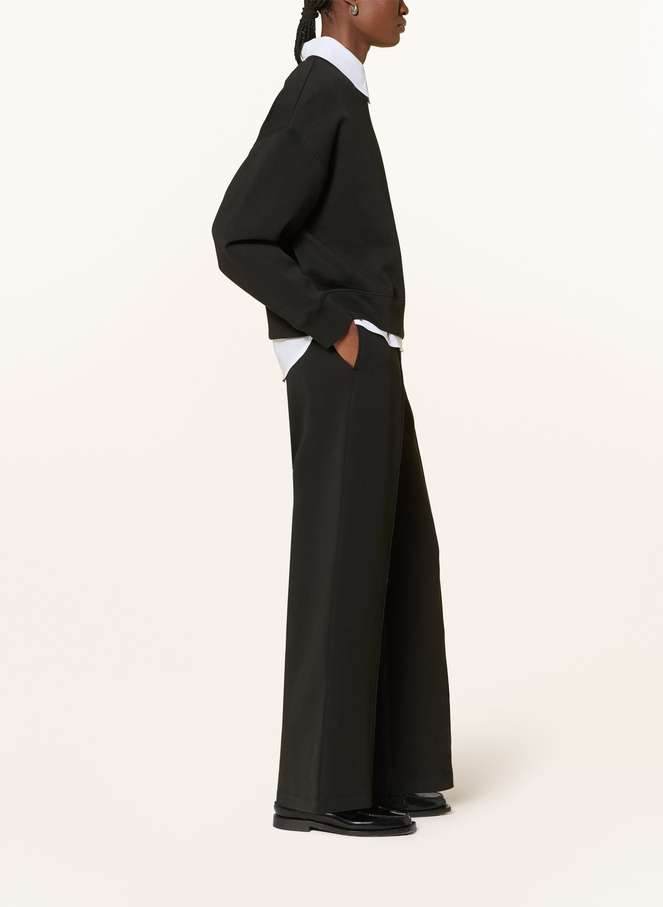 LACOSTE Sweatpants: SCHWARZ