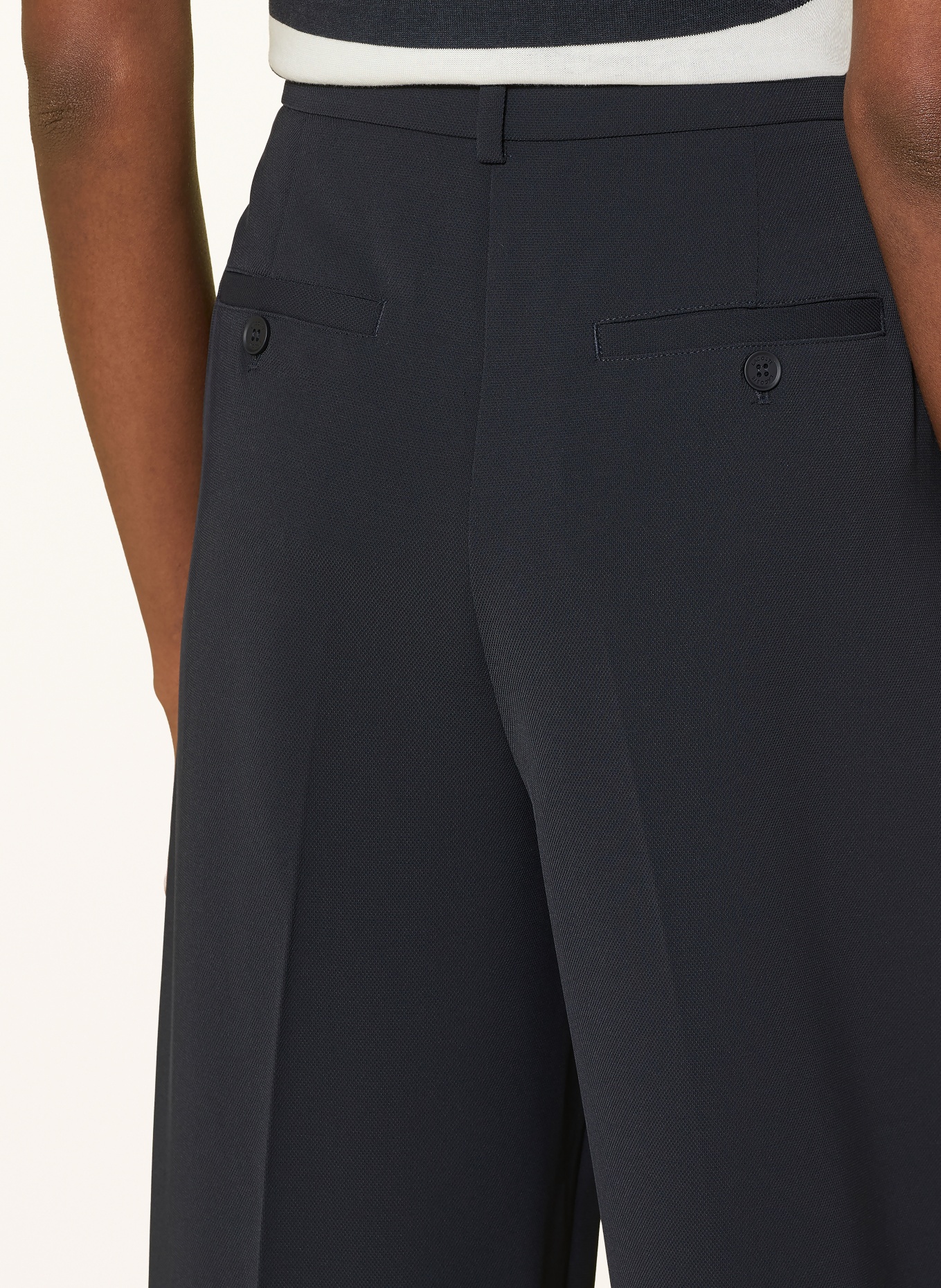 LACOSTE Pantalon Marlene: BLEU FONCÉ