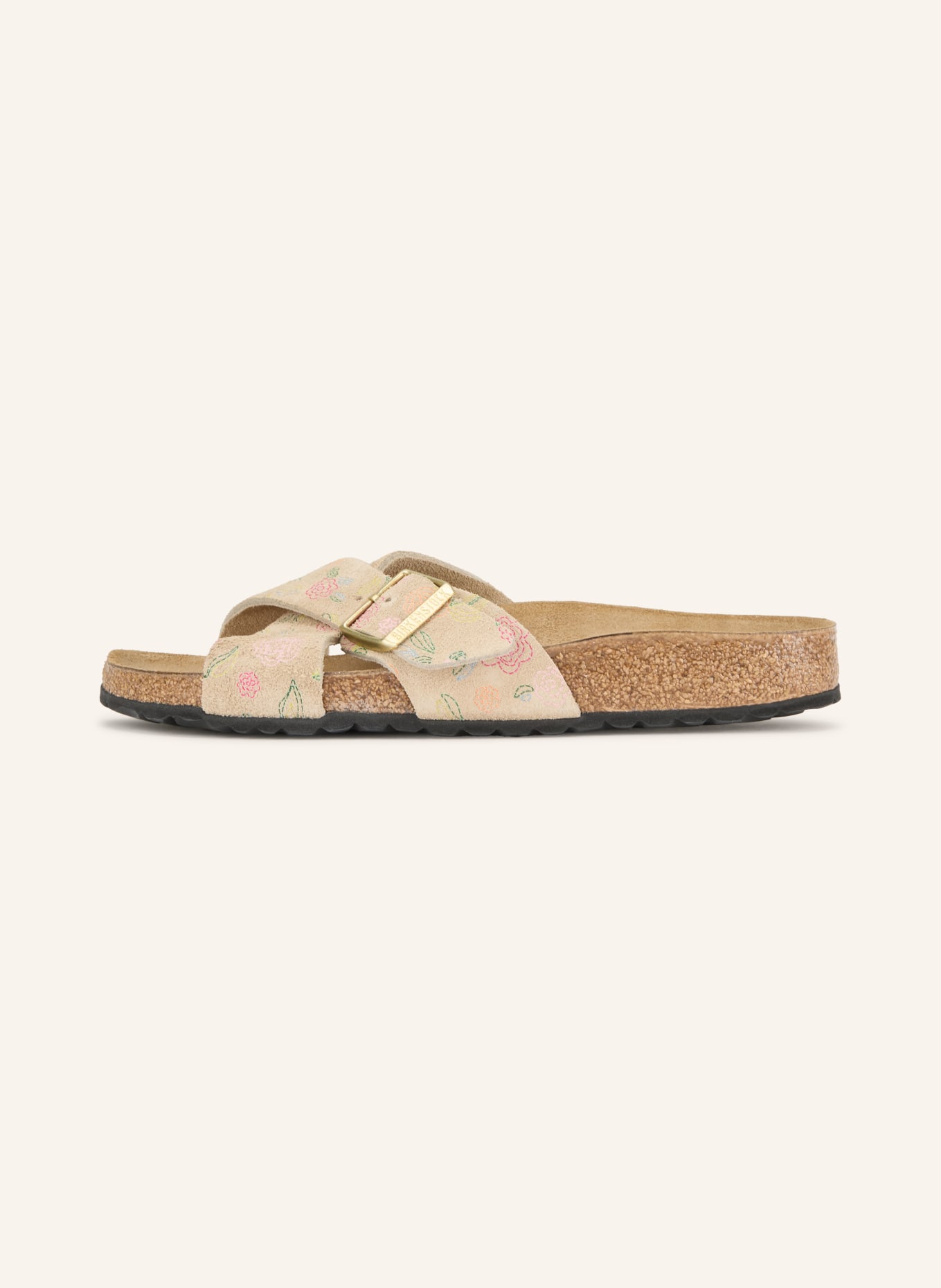 BIRKENSTOCK SIENA Mules: LIGHT BROWN / PINK / GREEN