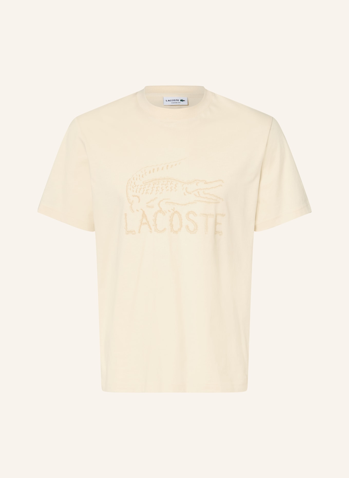 LACOSTE Tričko: TMAVĚ ŽLUTÁ