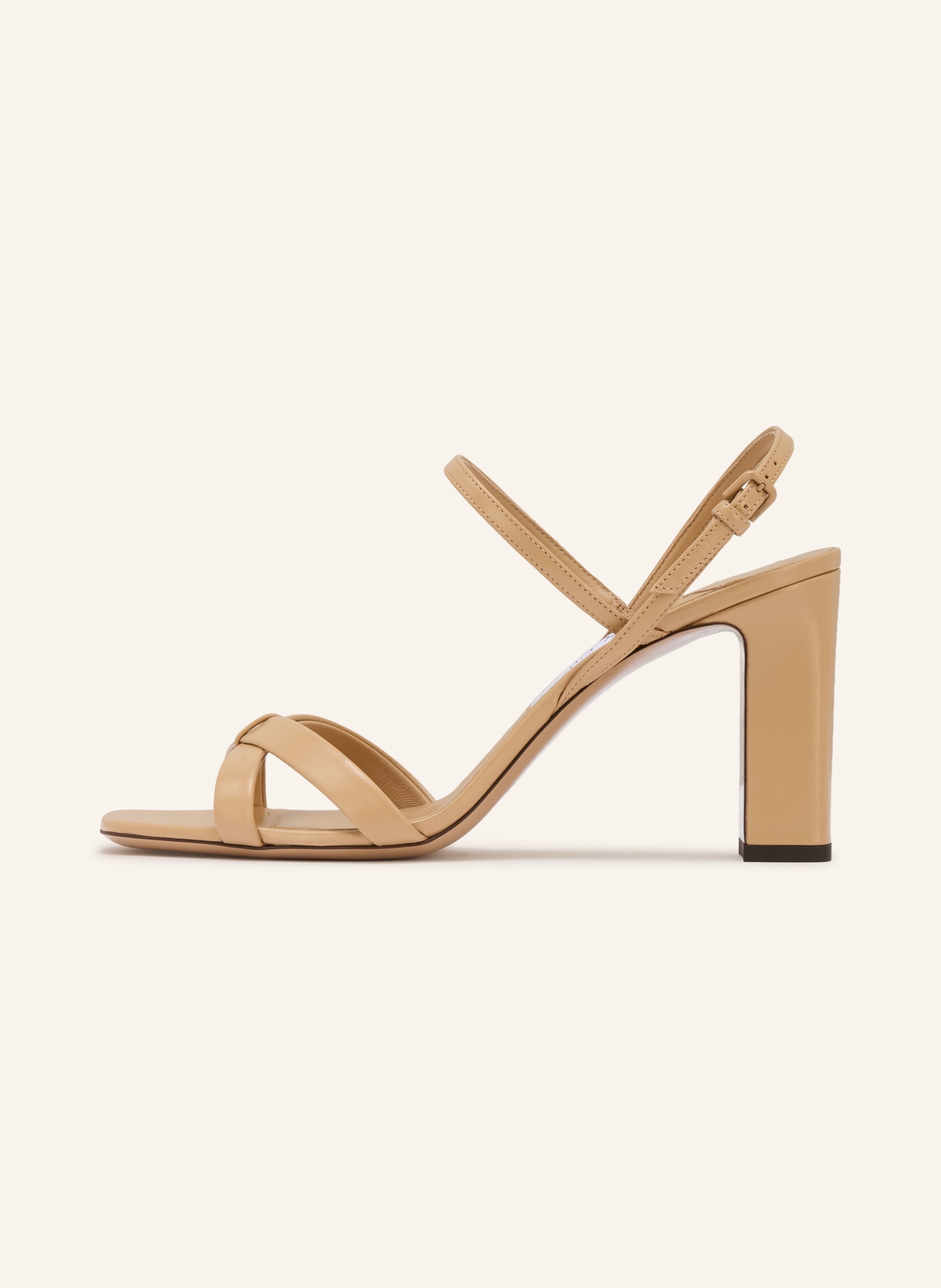 JIMMY CHOO Sandály ELSY 85: BÉŽOVÁ