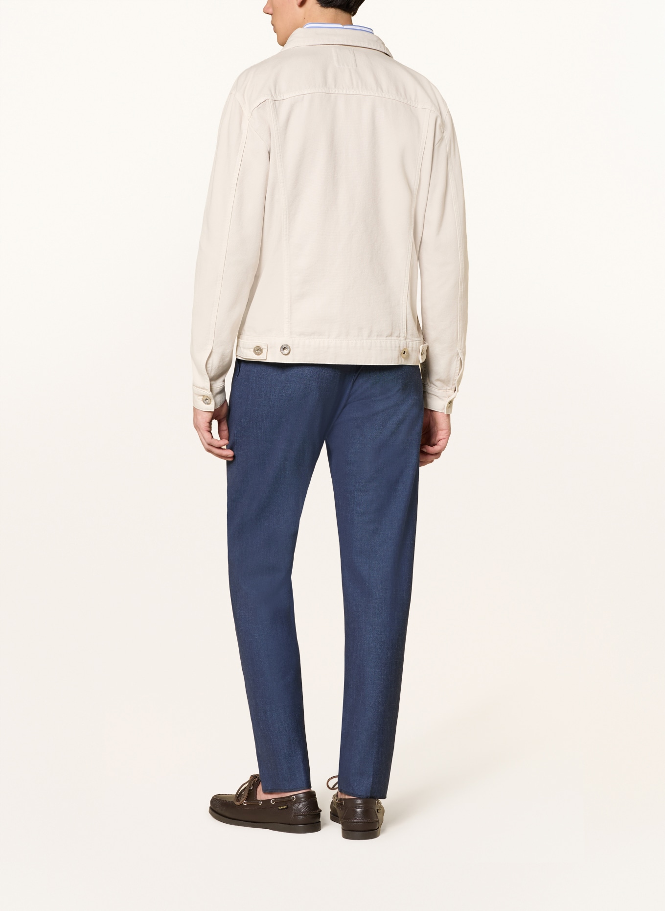 PAUL & SHARK Chino s extra úzkým střihem: TMAVĚ MODRÁ