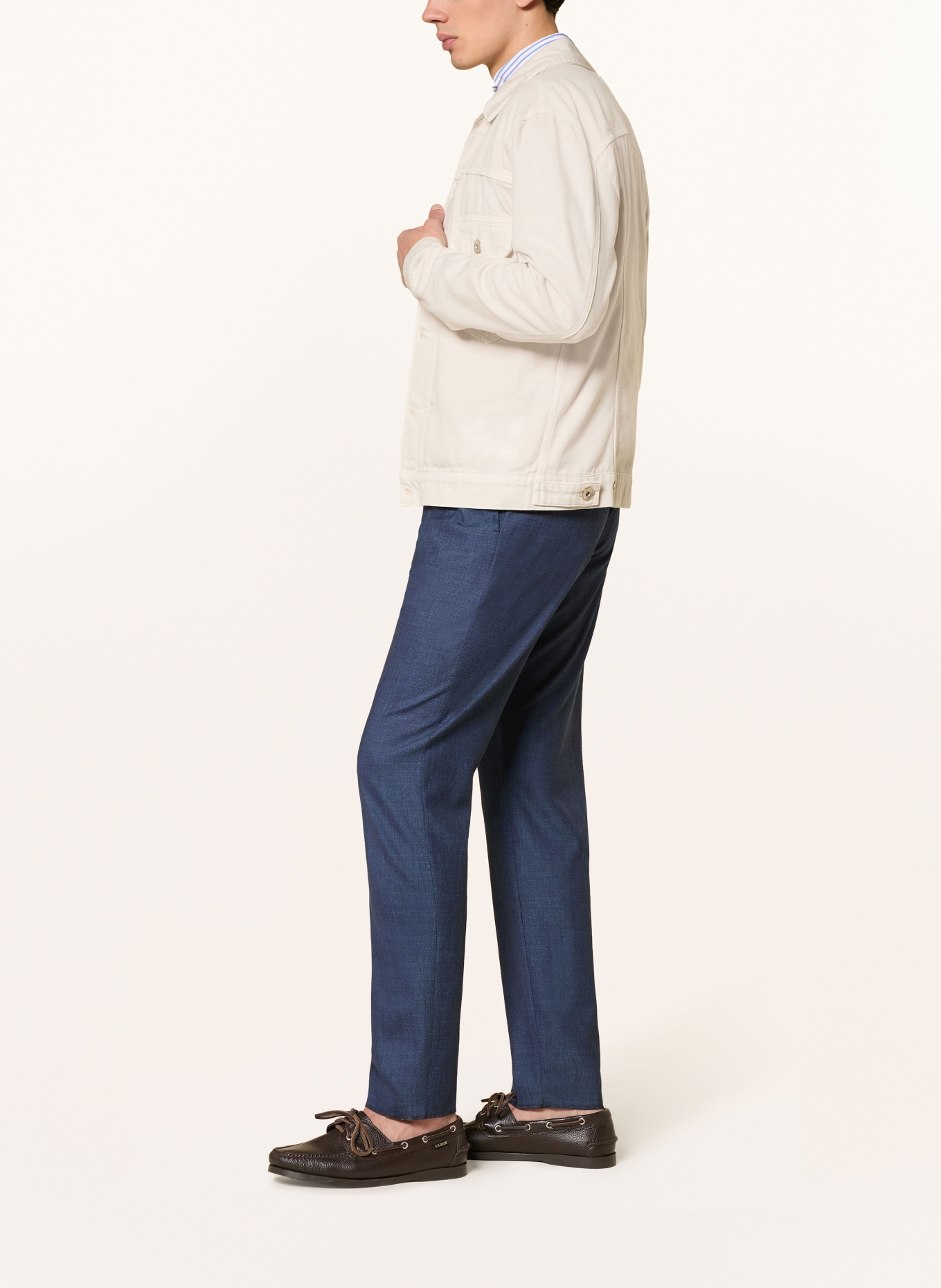 PAUL & SHARK Chino s extra úzkým střihem: TMAVĚ MODRÁ