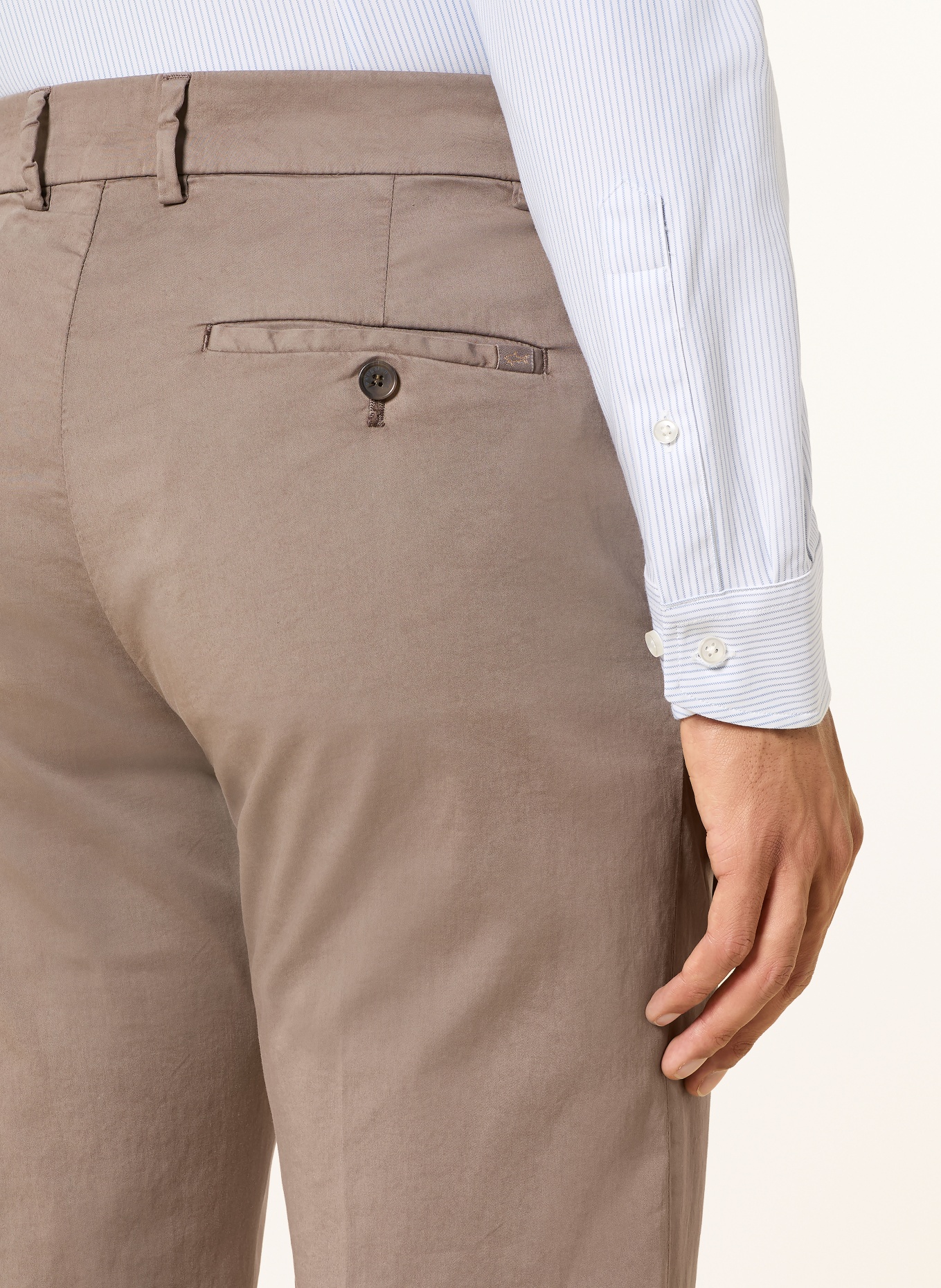 PAUL & SHARK Regular fit chino pants: TAUPE