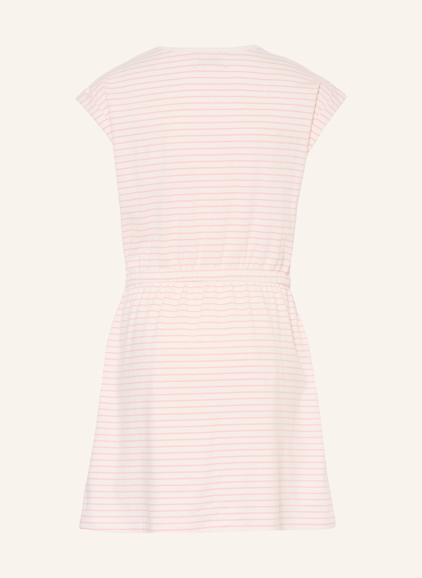 Calvin Klein Jersey dress: WHITE / PINK