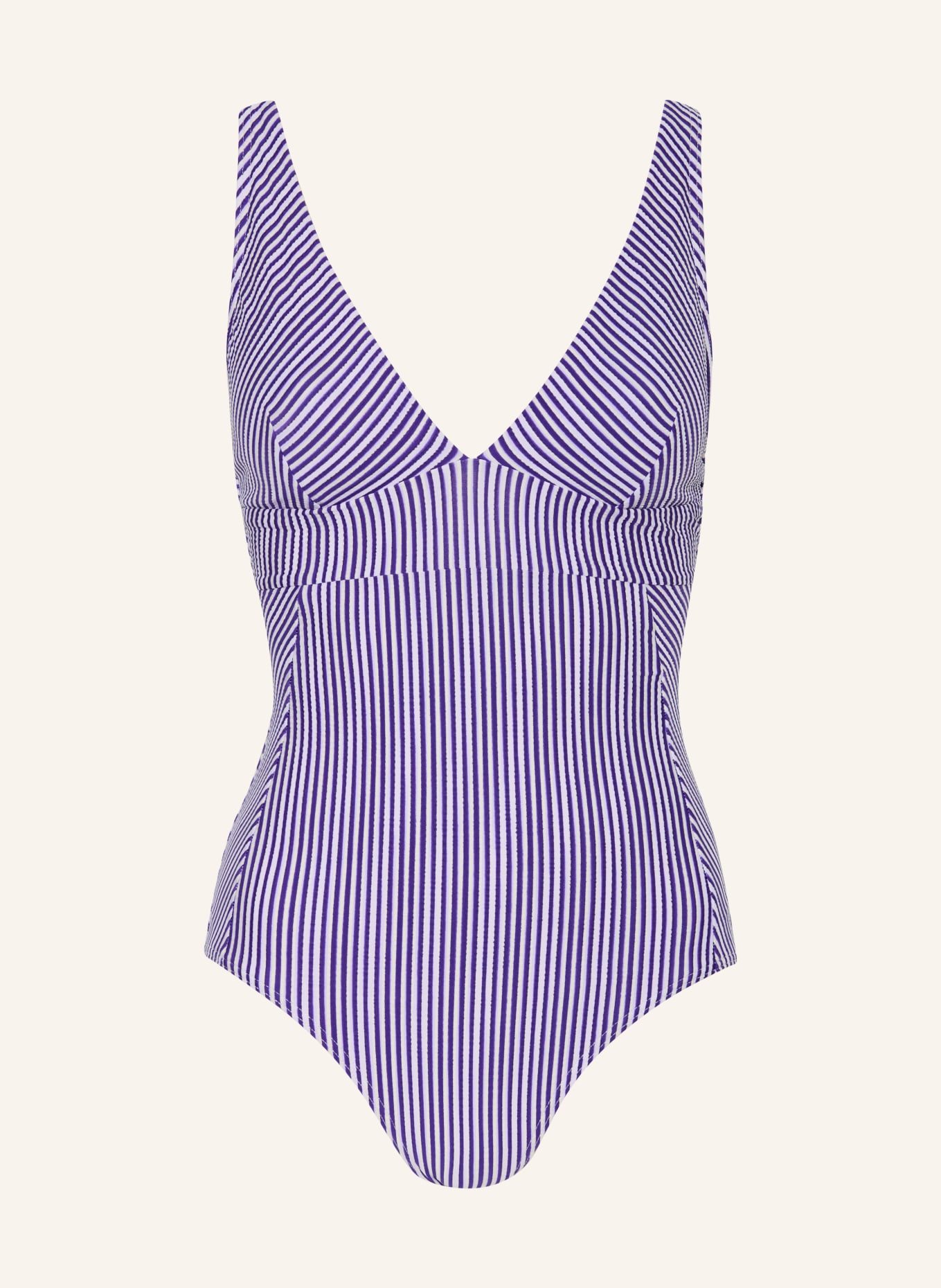 CYELL Plavky SEERSUCKER: MODRÁ / BÍLÁ