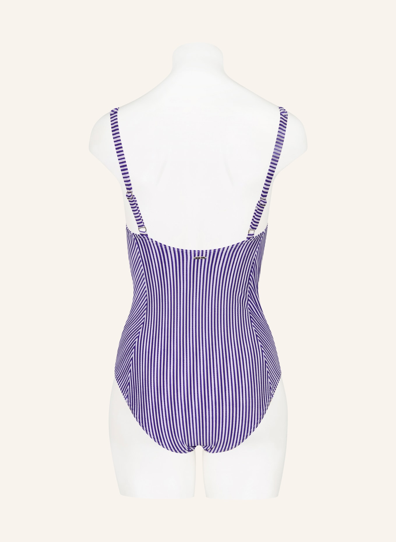 CYELL Plavky SEERSUCKER: MODRÁ / BÍLÁ