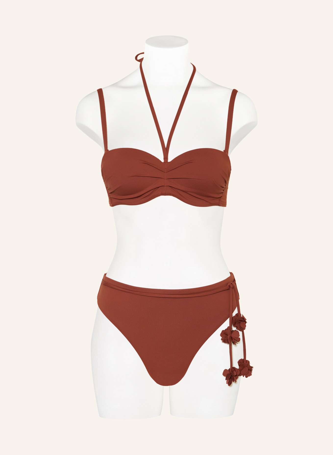 CYELL Základní bikiny HENNA VIBES: TMAVĚ ČERVENÁ