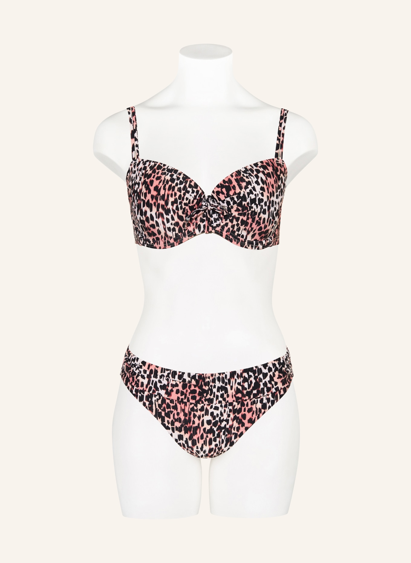 CYELL Basic-Bikini-Hose CHEETAH CHIC: BRAUN / CREME / SCHWARZ