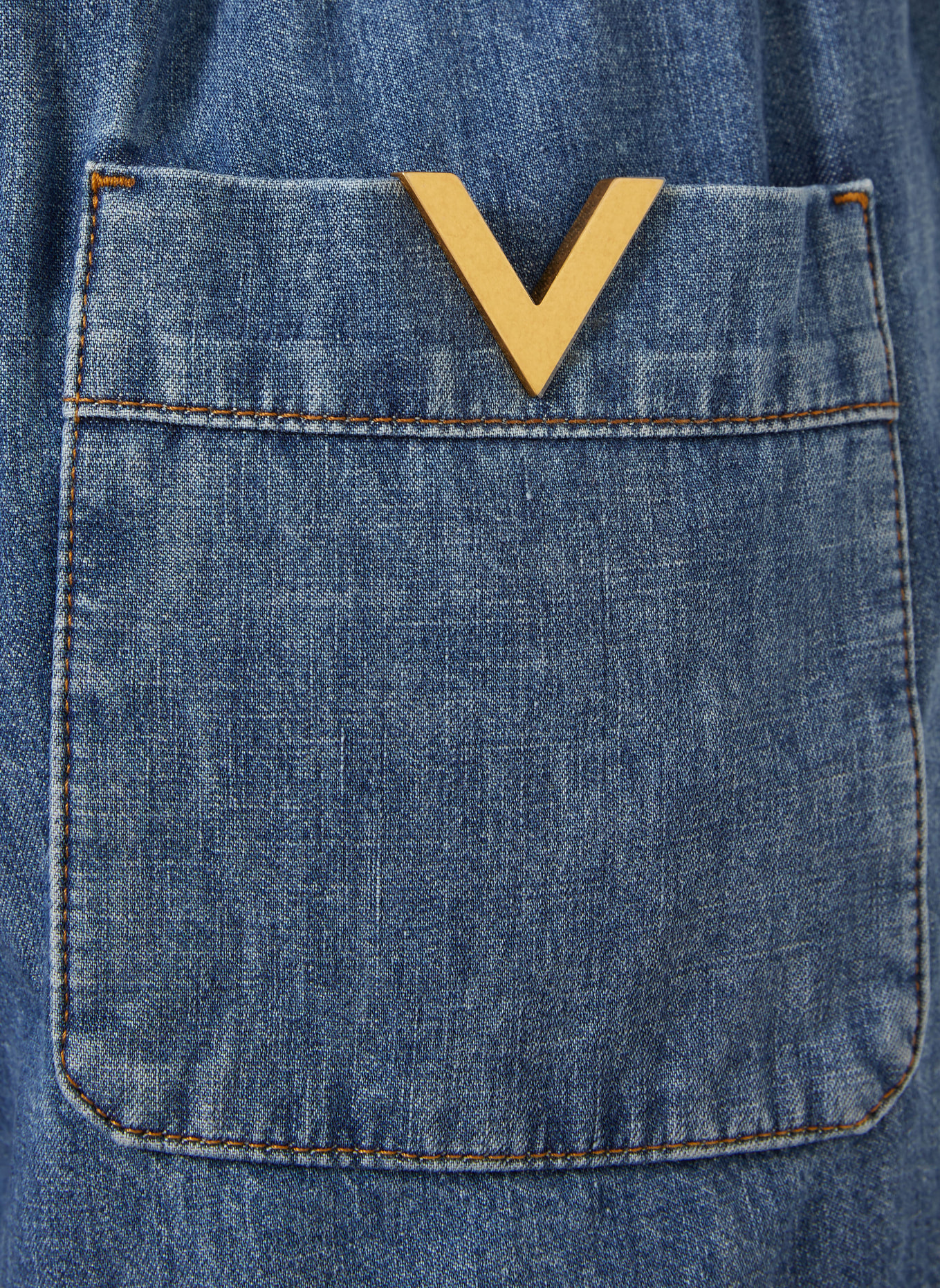 VALENTINO Jeansshorts: 558 MEDIUM BLUE DENIM