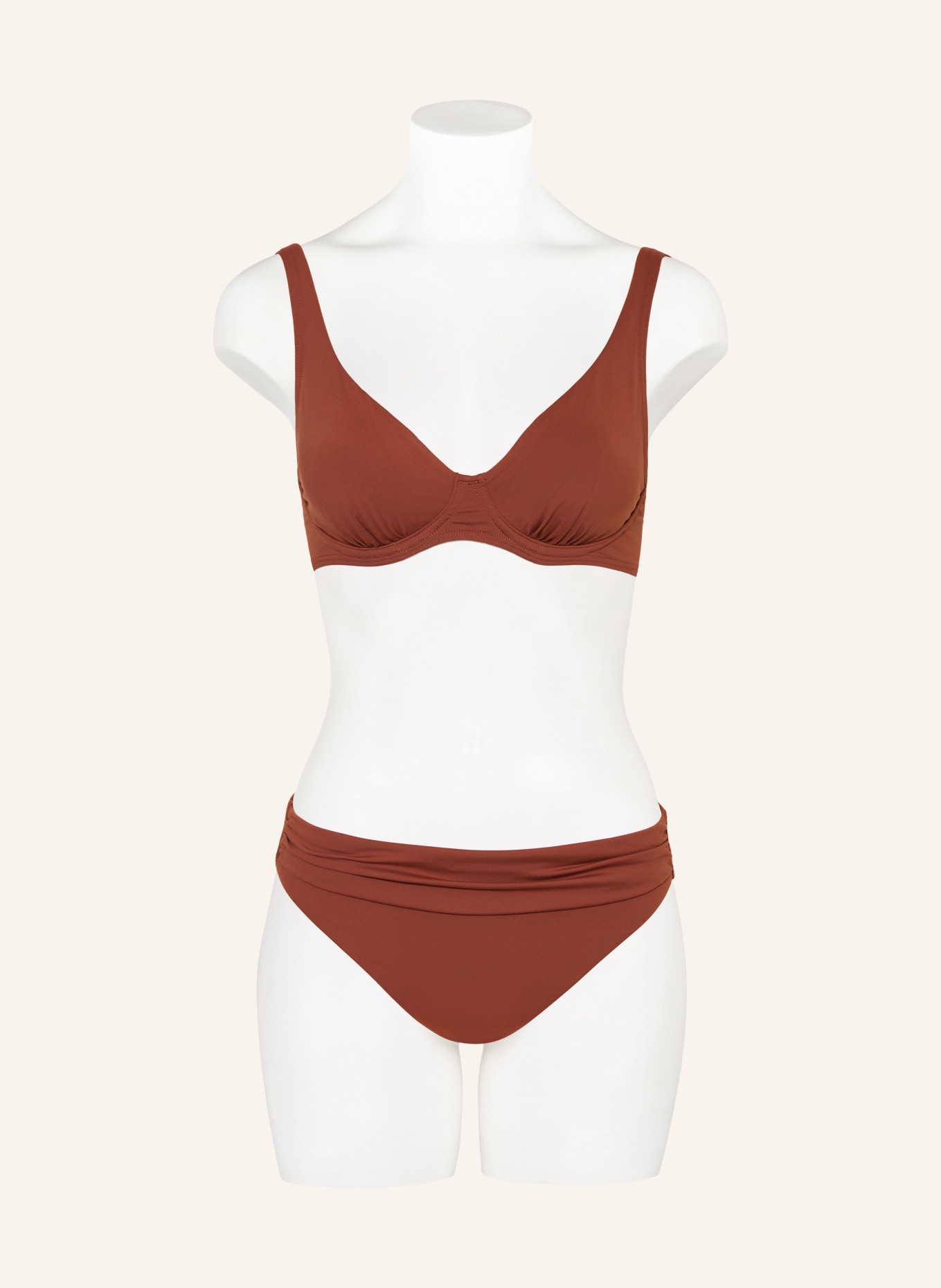 CYELL Bikiny s kosticemi HENNA VIBES: TMAVĚ ČERVENÁ