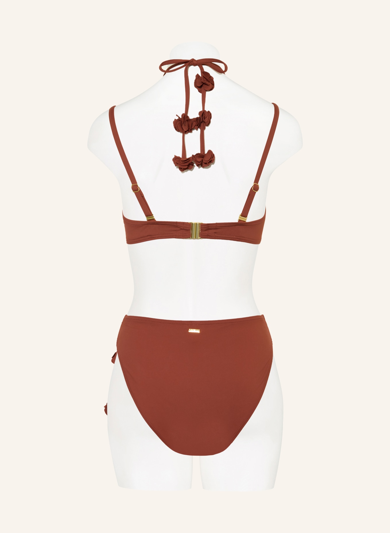 CYELL Bikiny s kosticemi HENNA VIBES: TMAVĚ ČERVENÁ