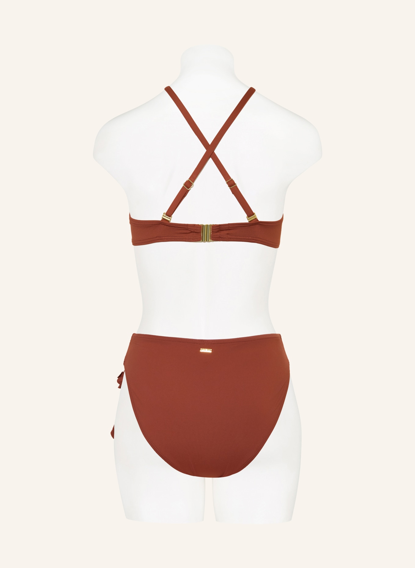 CYELL Bikiny s kosticemi HENNA VIBES: TMAVĚ ČERVENÁ