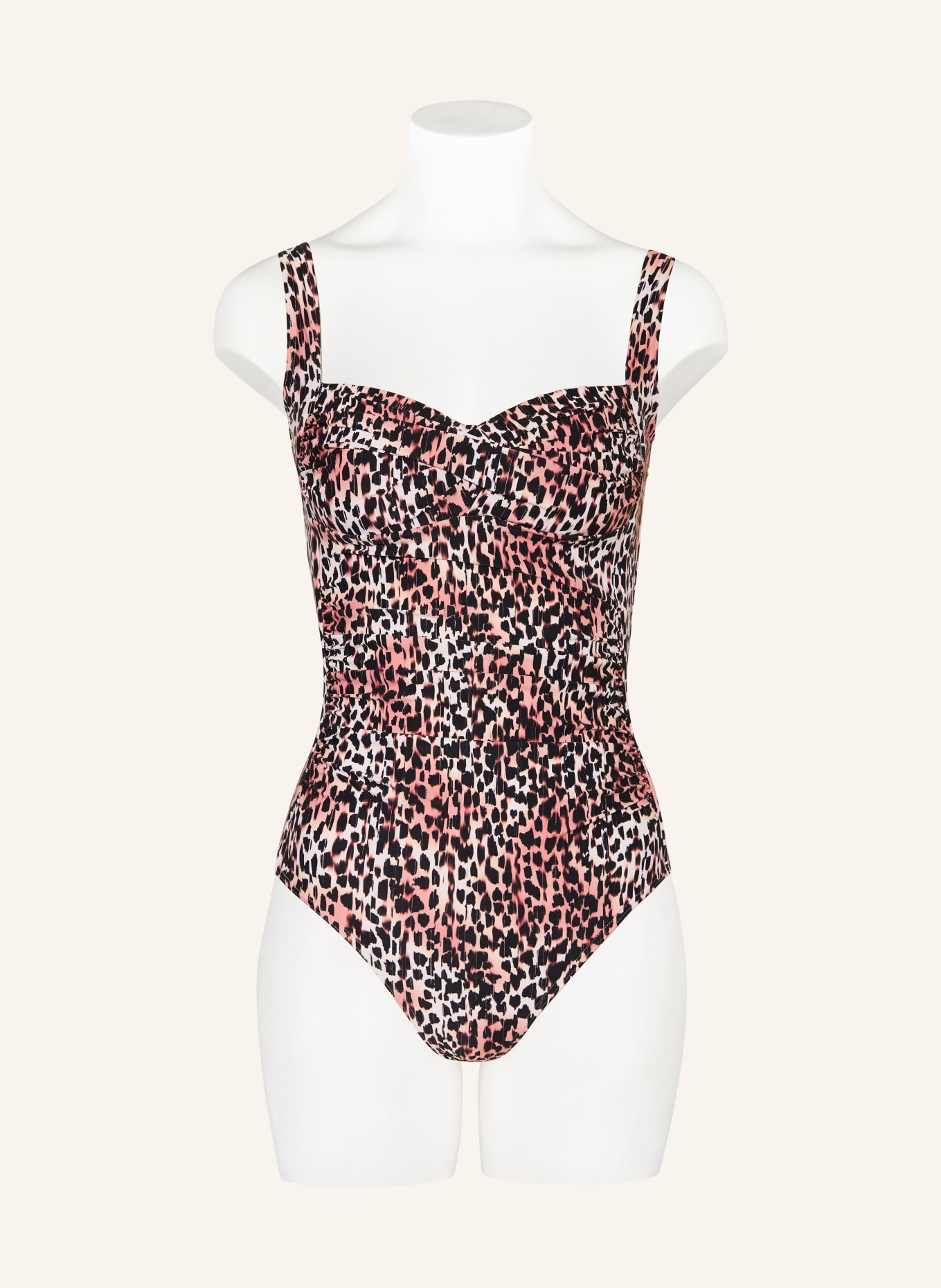 CYELL Maillot de bain CHEETAH CHIC: MARRON / ÉCRU / NOIR