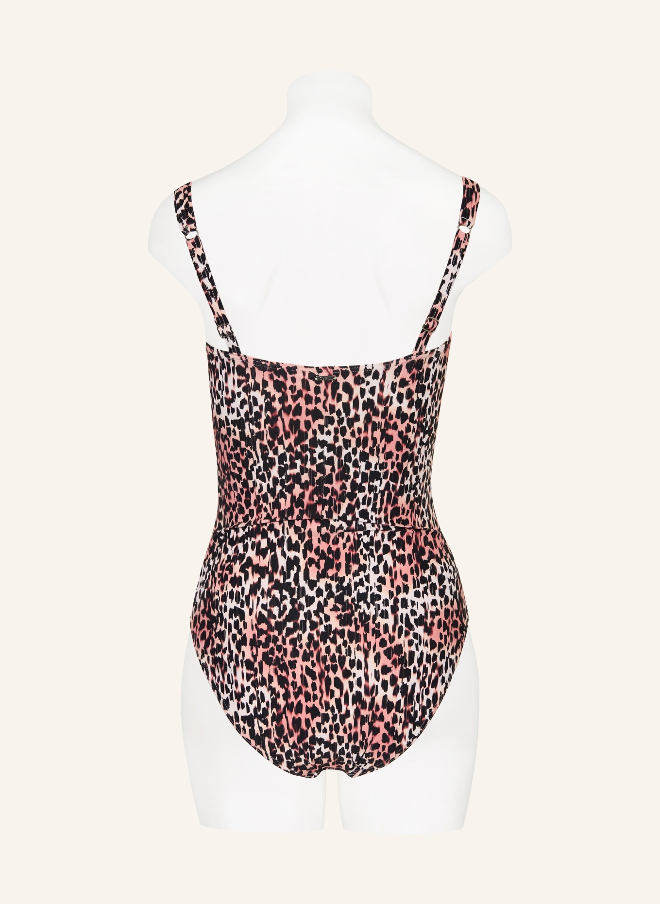 CYELL Maillot de bain CHEETAH CHIC: MARRON / ÉCRU / NOIR