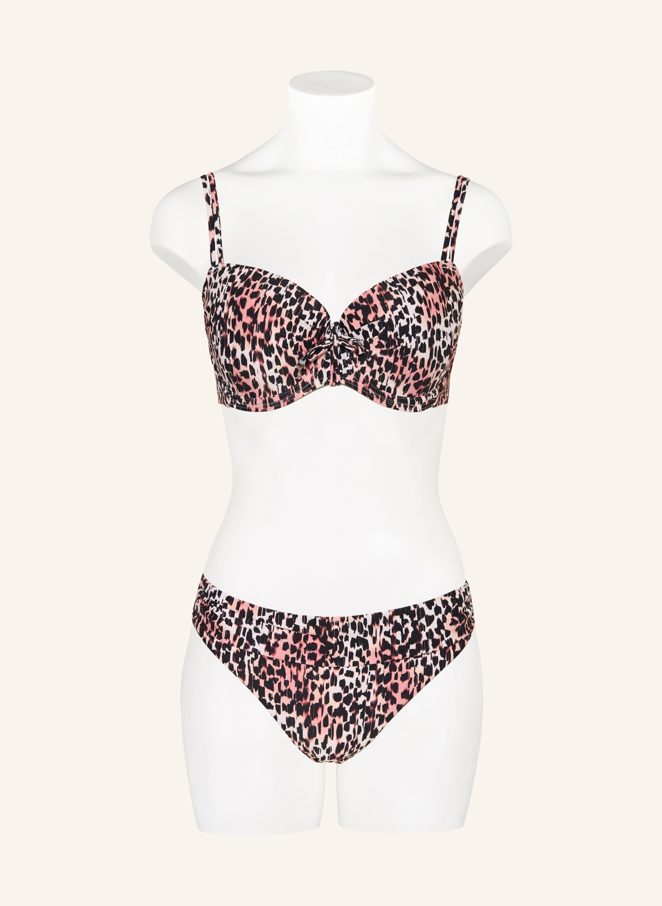 CYELL Bügel-Bikini-Top CHEETAH CHIC: BRAUN / CREME / SCHWARZ