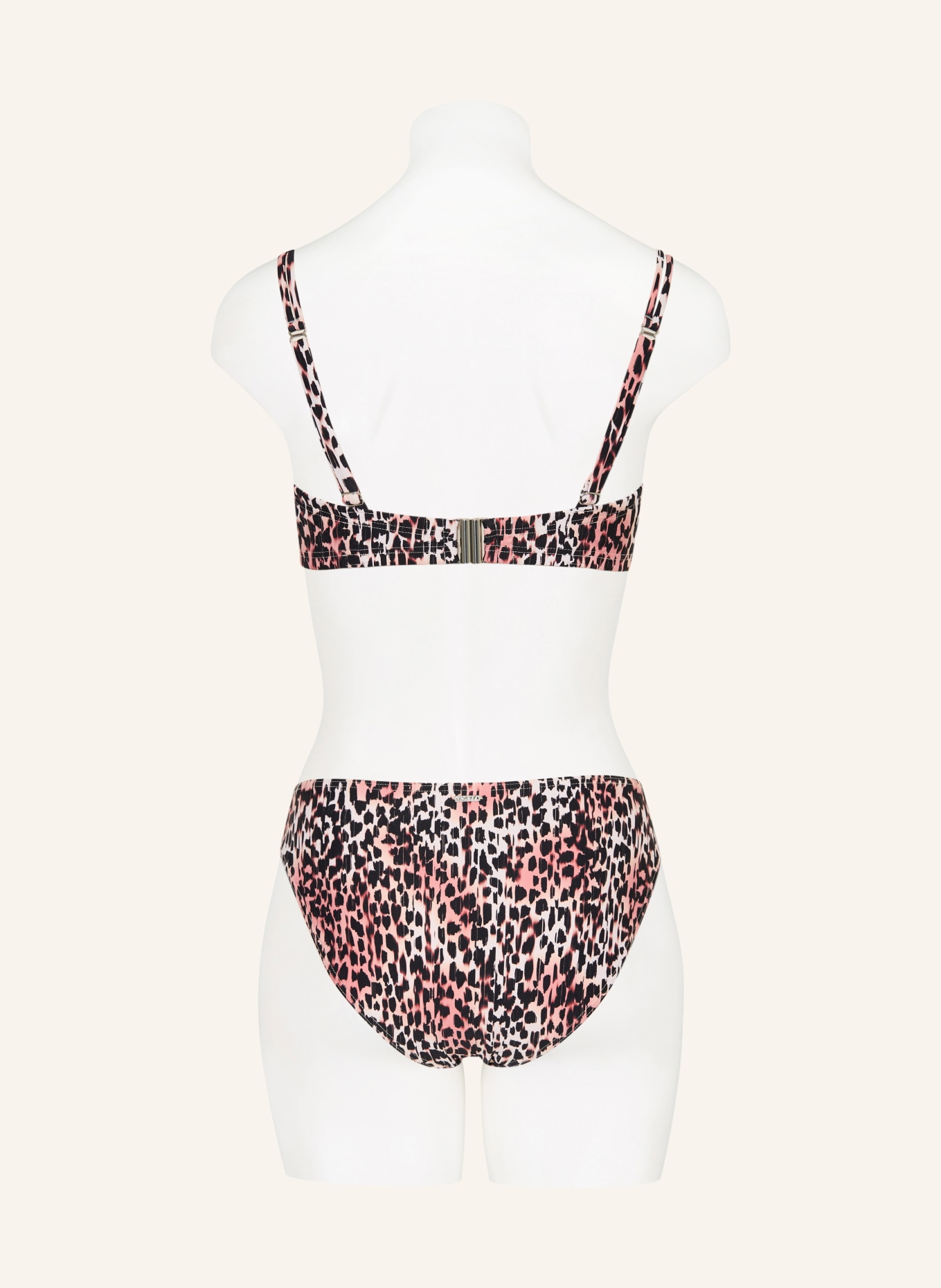 CYELL Bügel-Bikini-Top CHEETAH CHIC: BRAUN / CREME / SCHWARZ