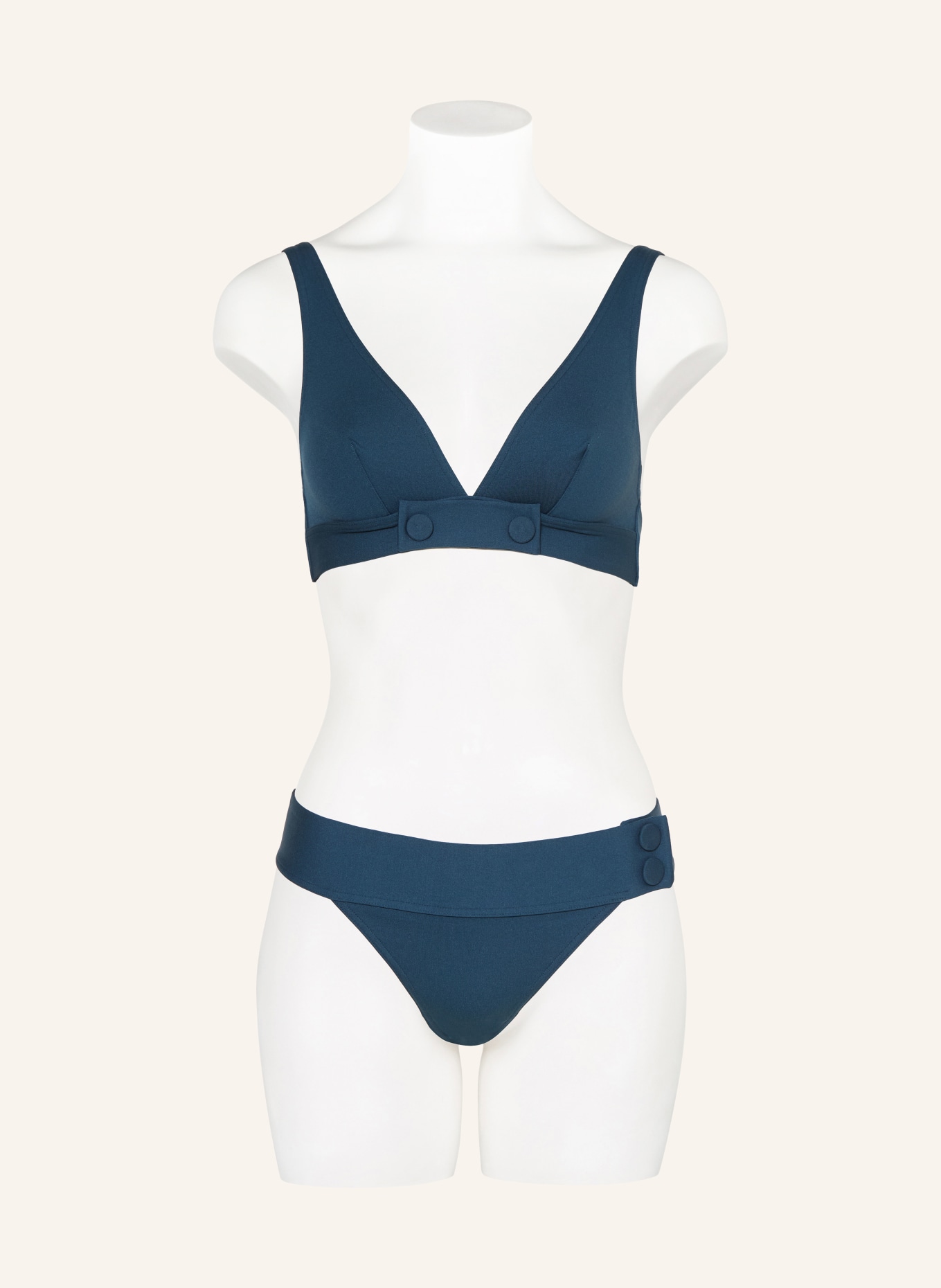 ERES CHARME Bustier Bikini Top: TEAL