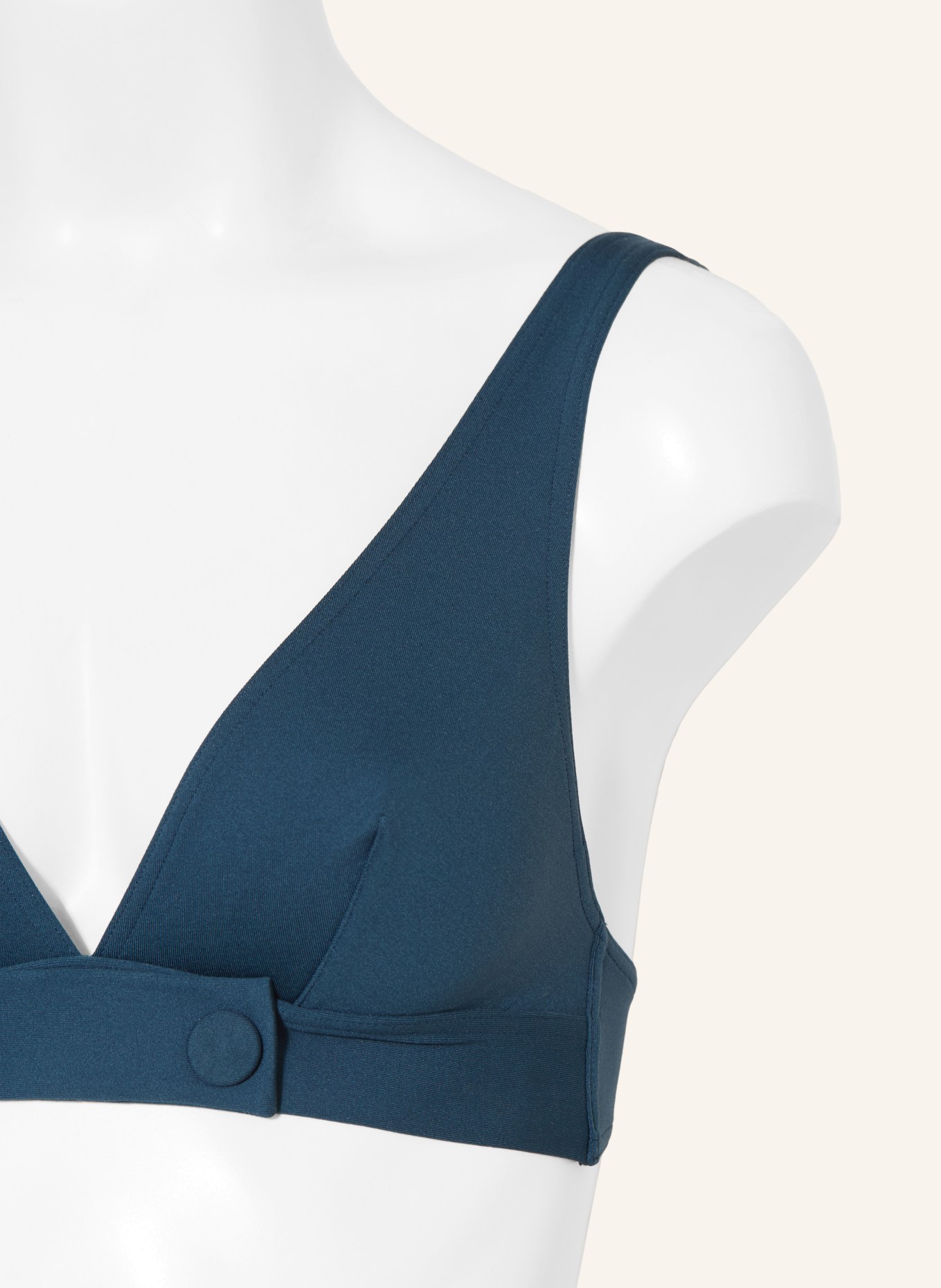 ERES CHARME Bustier Bikini Top: TEAL