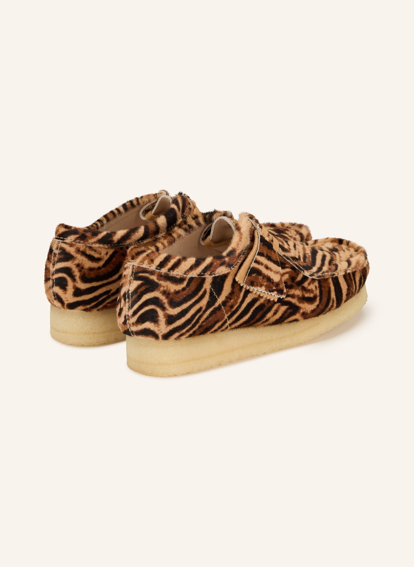 Clarks ORIGINALS WALLABEE lace-ups: LIGHT BROWN / BROWN / BLACK