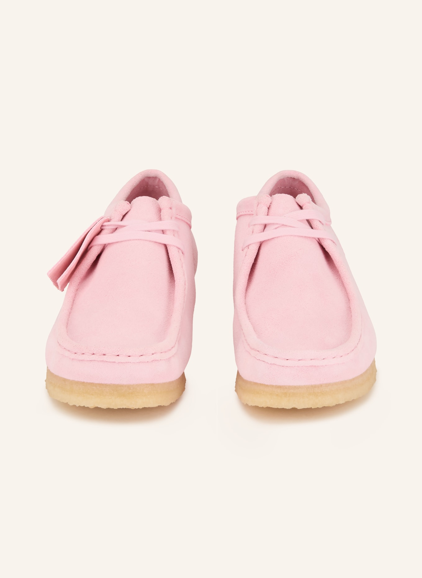 Clarks ORIGINALS WALLABEE lace-ups: PINK