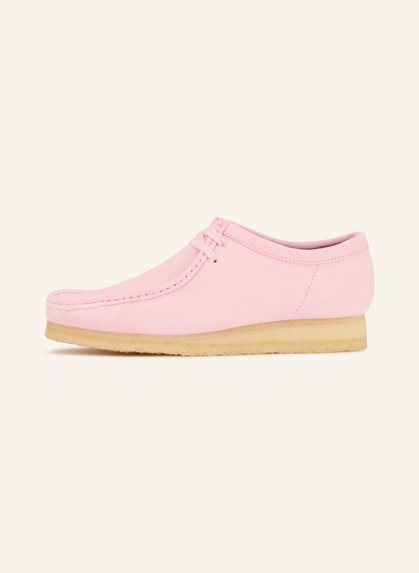 Clarks ORIGINALS WALLABEE lace-ups: PINK