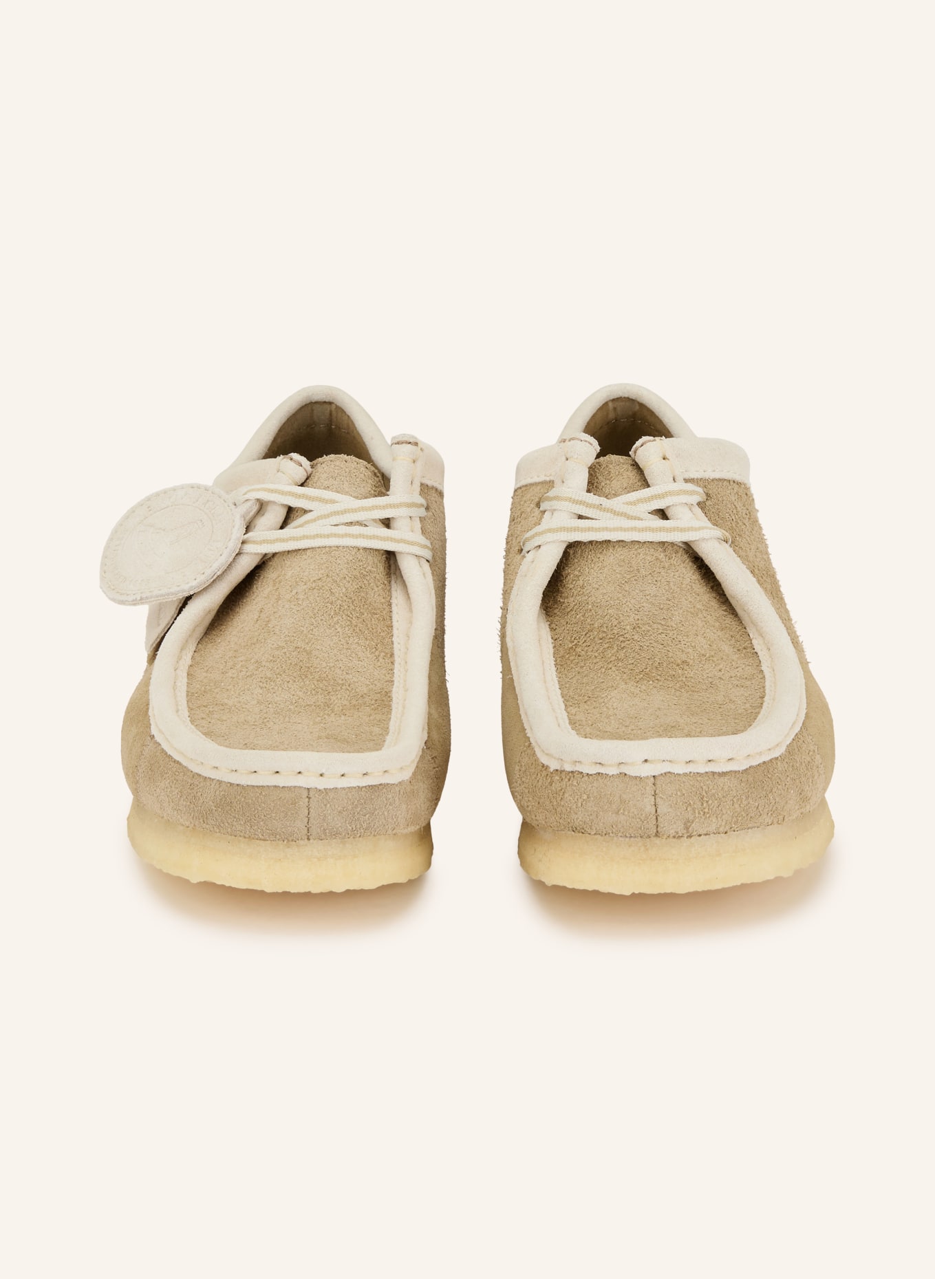 Clarks ORIGINALS WALLABEE lace-ups: TAUPE / LIGHT BROWN
