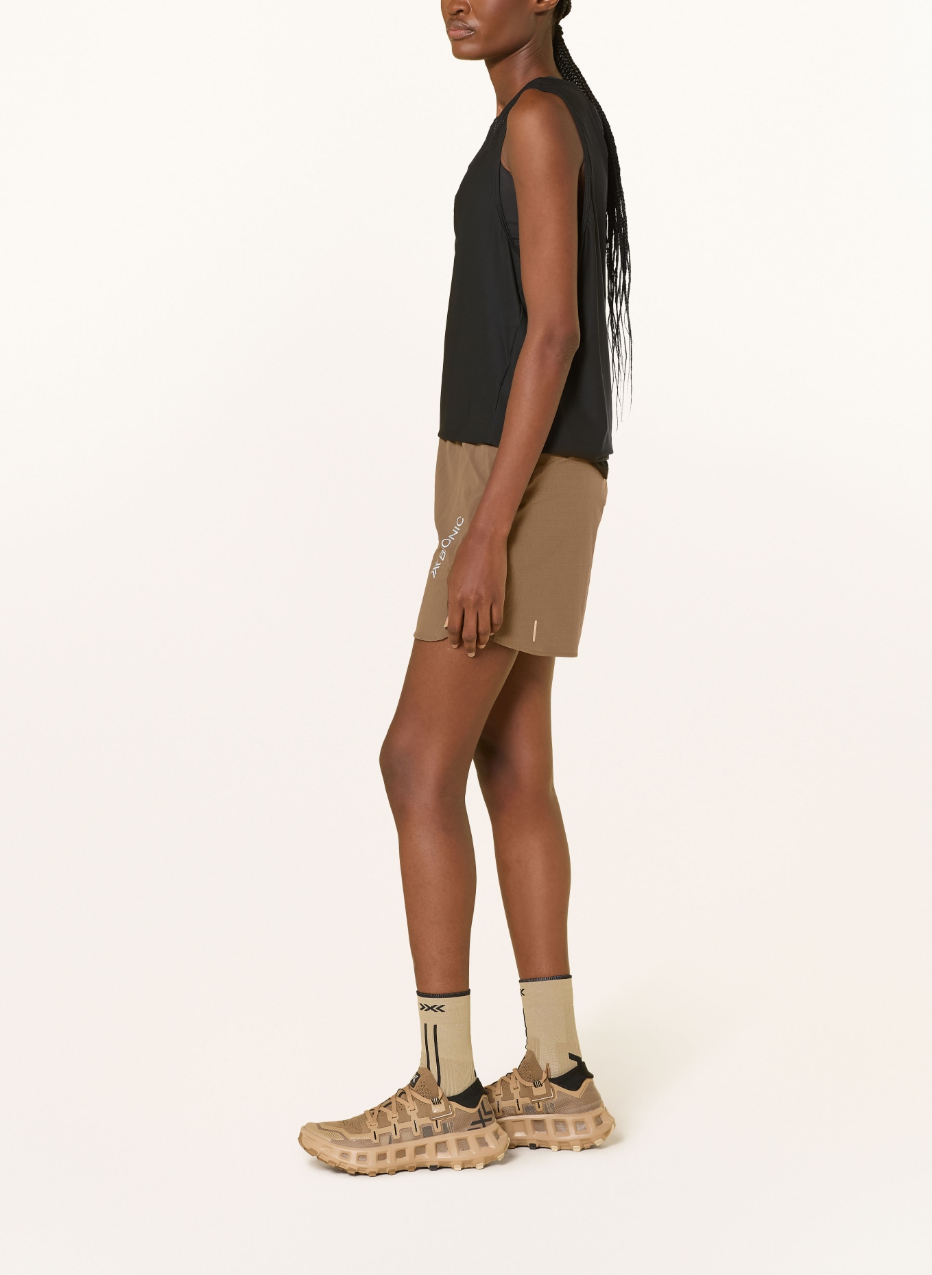 X-BIONIC Hardloopbroek COREFUSION: BRUIN