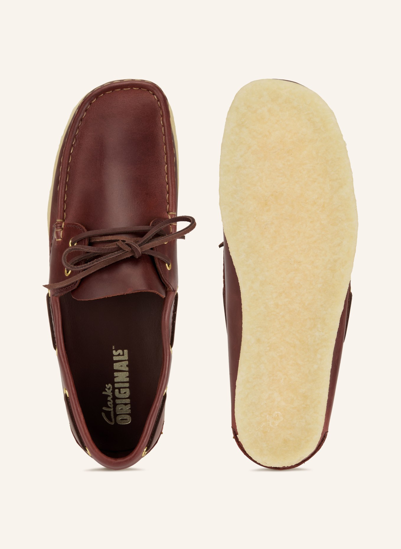 Clarks ORIGINALS GODNEY boat shoes: BROWN