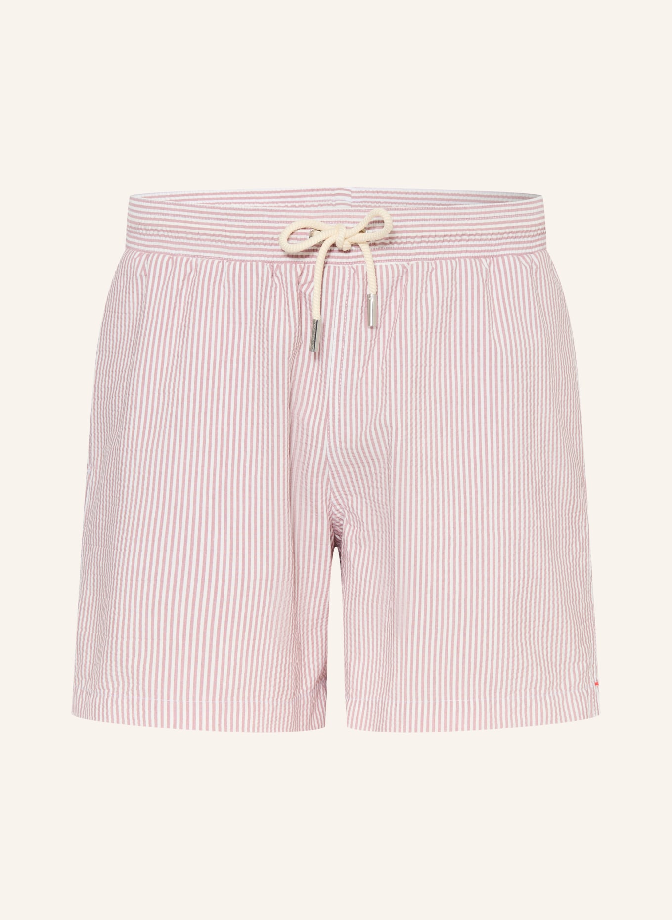 ORLEBAR BROWN Badeshorts BOXER: ALTROSA / WEISS