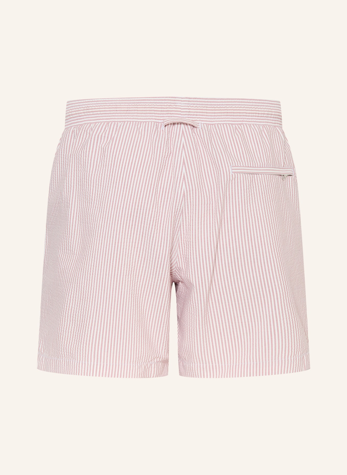 ORLEBAR BROWN Badeshorts BOXER: ALTROSA / WEISS