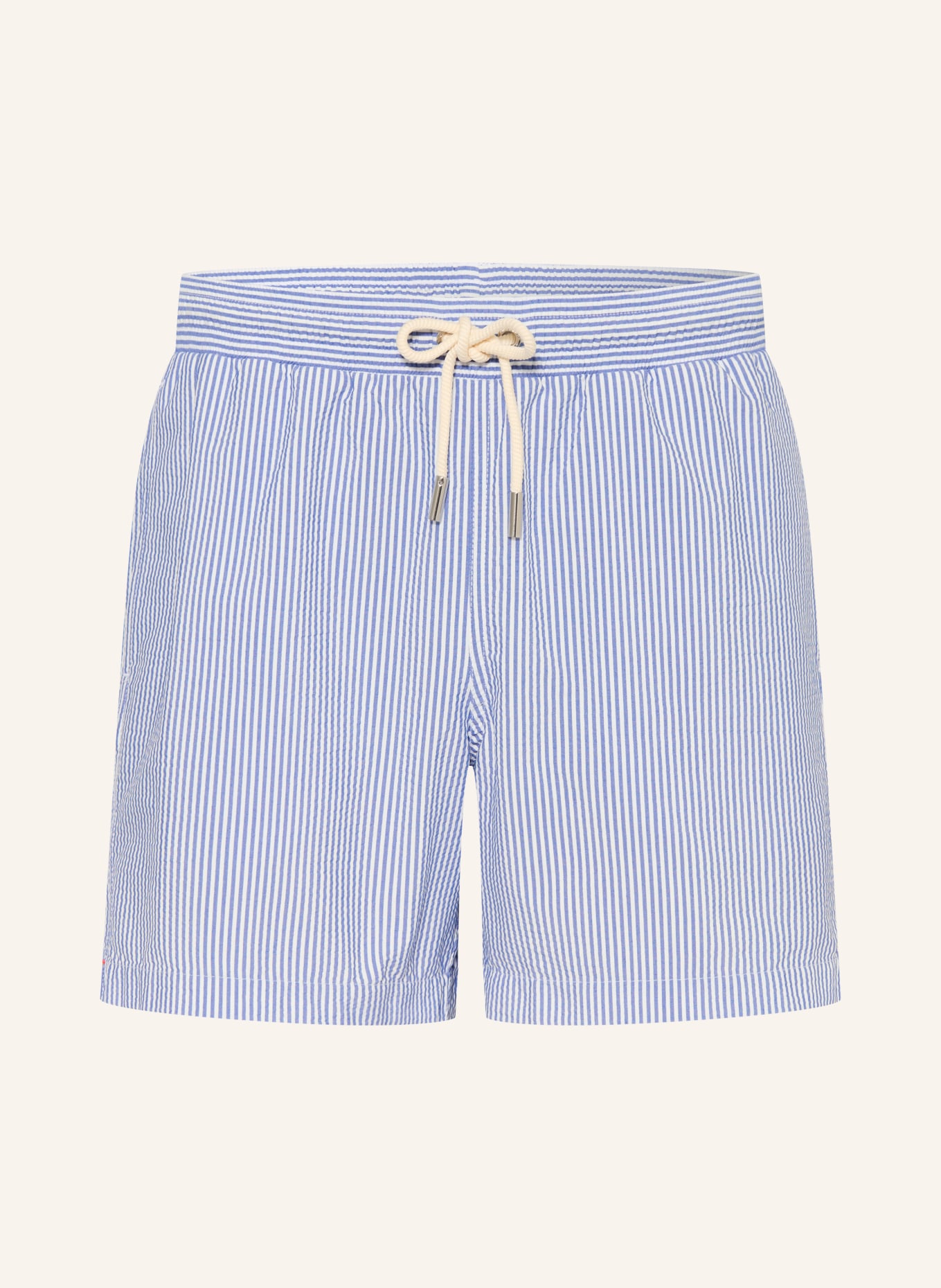 ORLEBAR BROWN Badeshorts BOXER: BLAU / WEISS