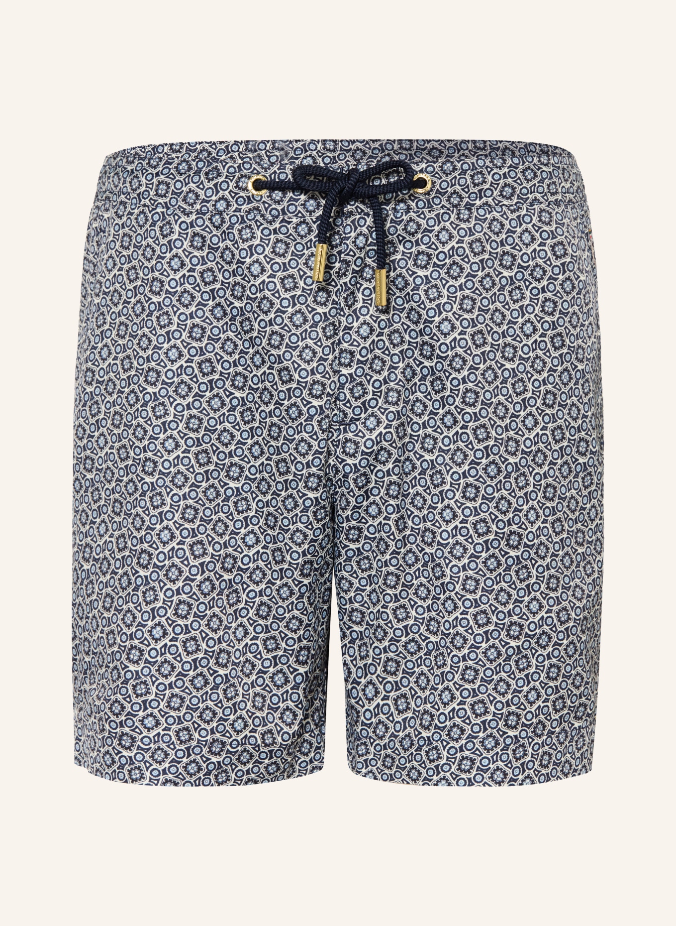 ORLEBAR BROWN Badeshorts BULLDOG: DUNKELBLAU / HELLGRAU / HELLBLAU