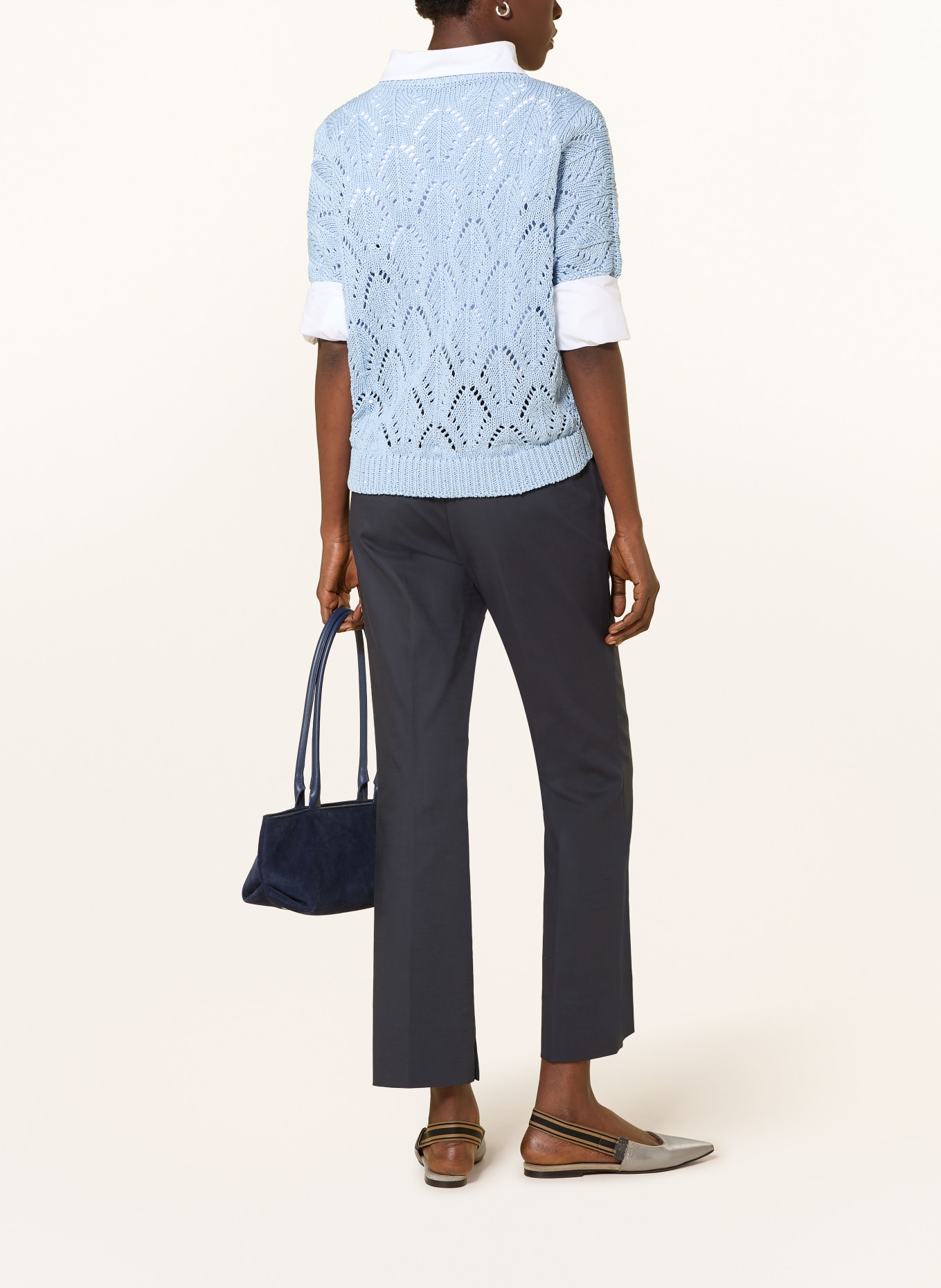 PESERICO Broek: DONKERBLAUW